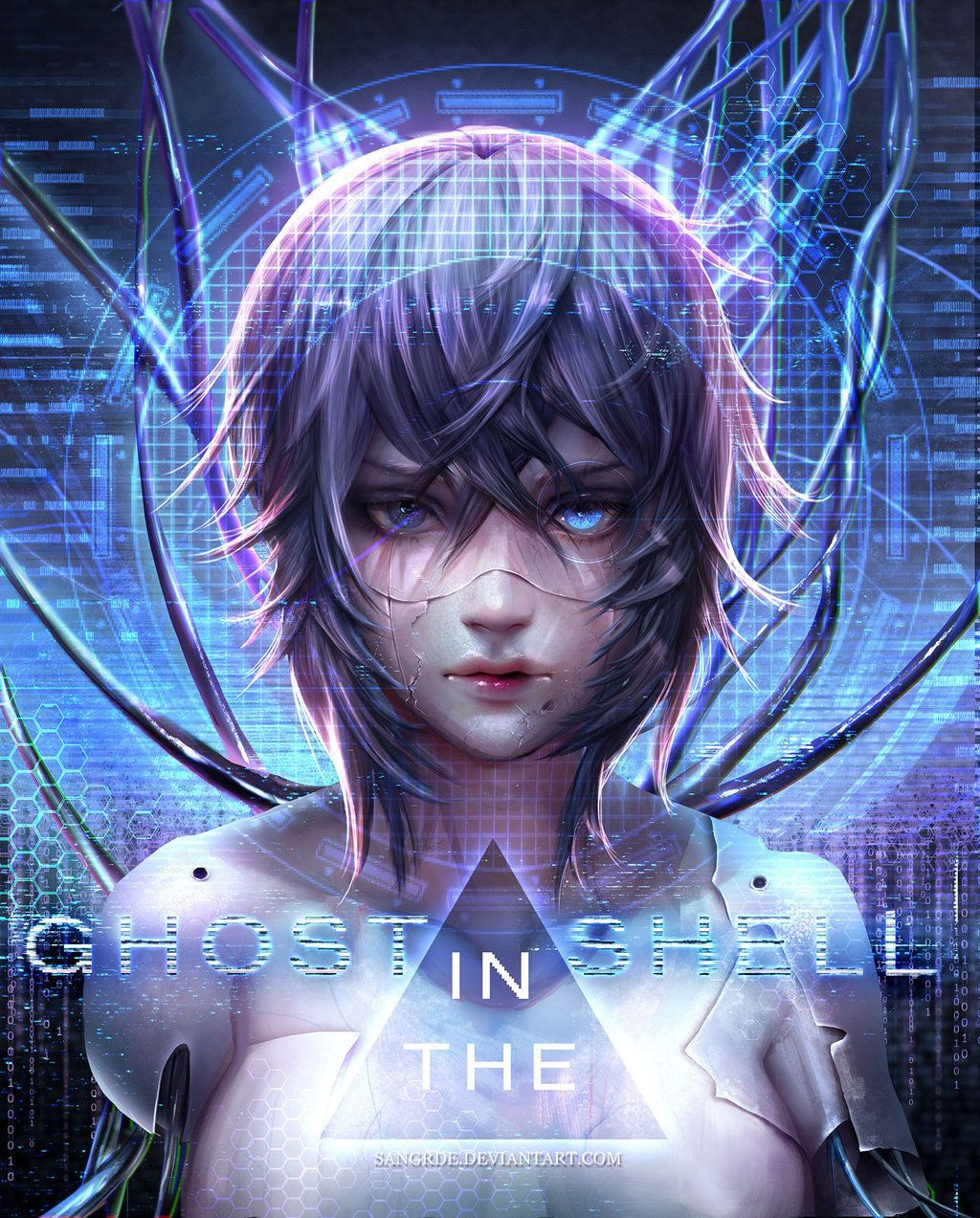 Wallpaper #ZPTDOZMBKFX8bn3rg3ez121 Ghost in the Shell by Sangrde on Deviantart Fantasy Art Ghost