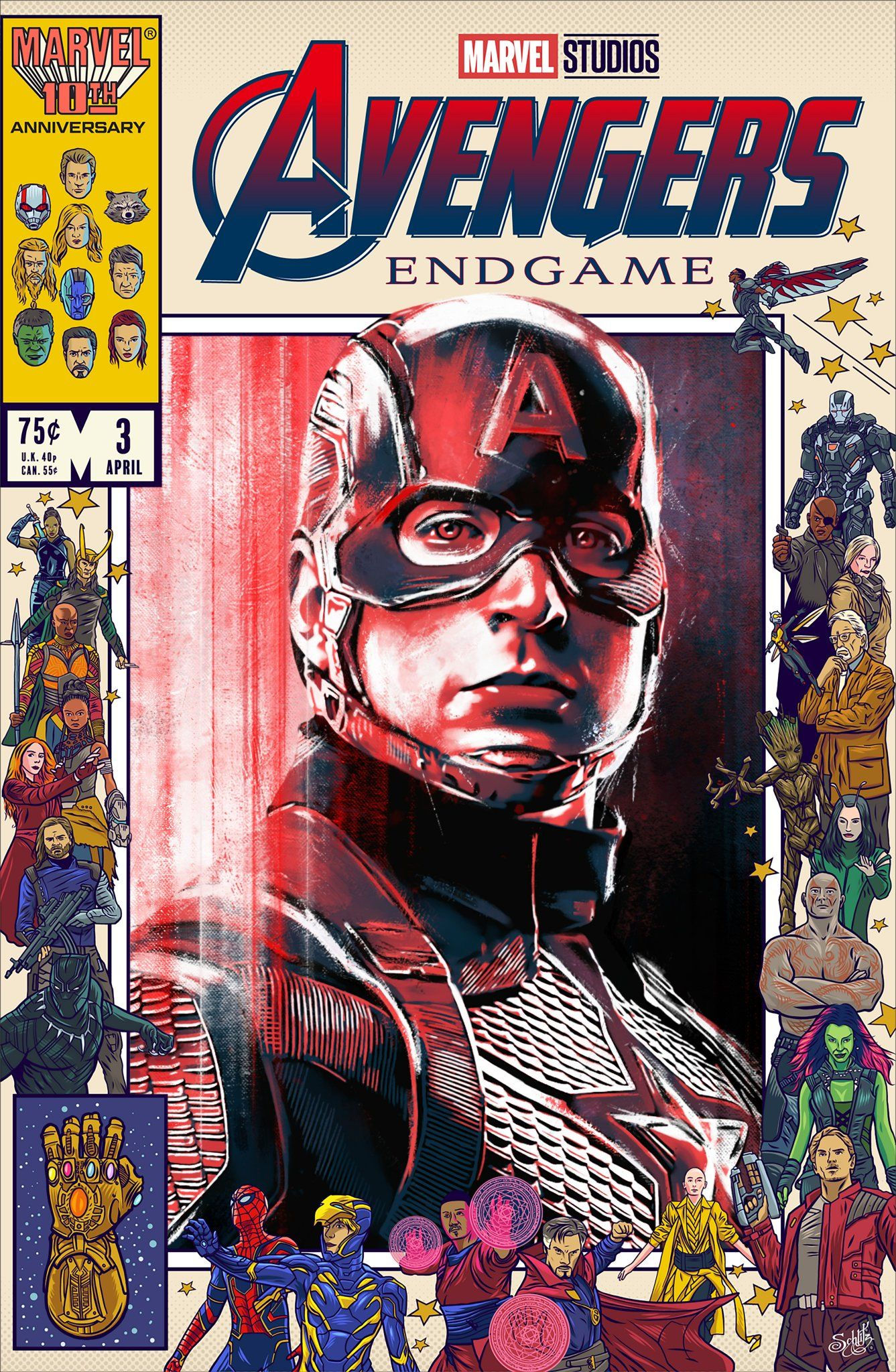 Wallpaper #b2h5GpMBSpphPi3-GRwH202 Avengers Endgame Art by Dakota Randall Marvel Posters Avengers