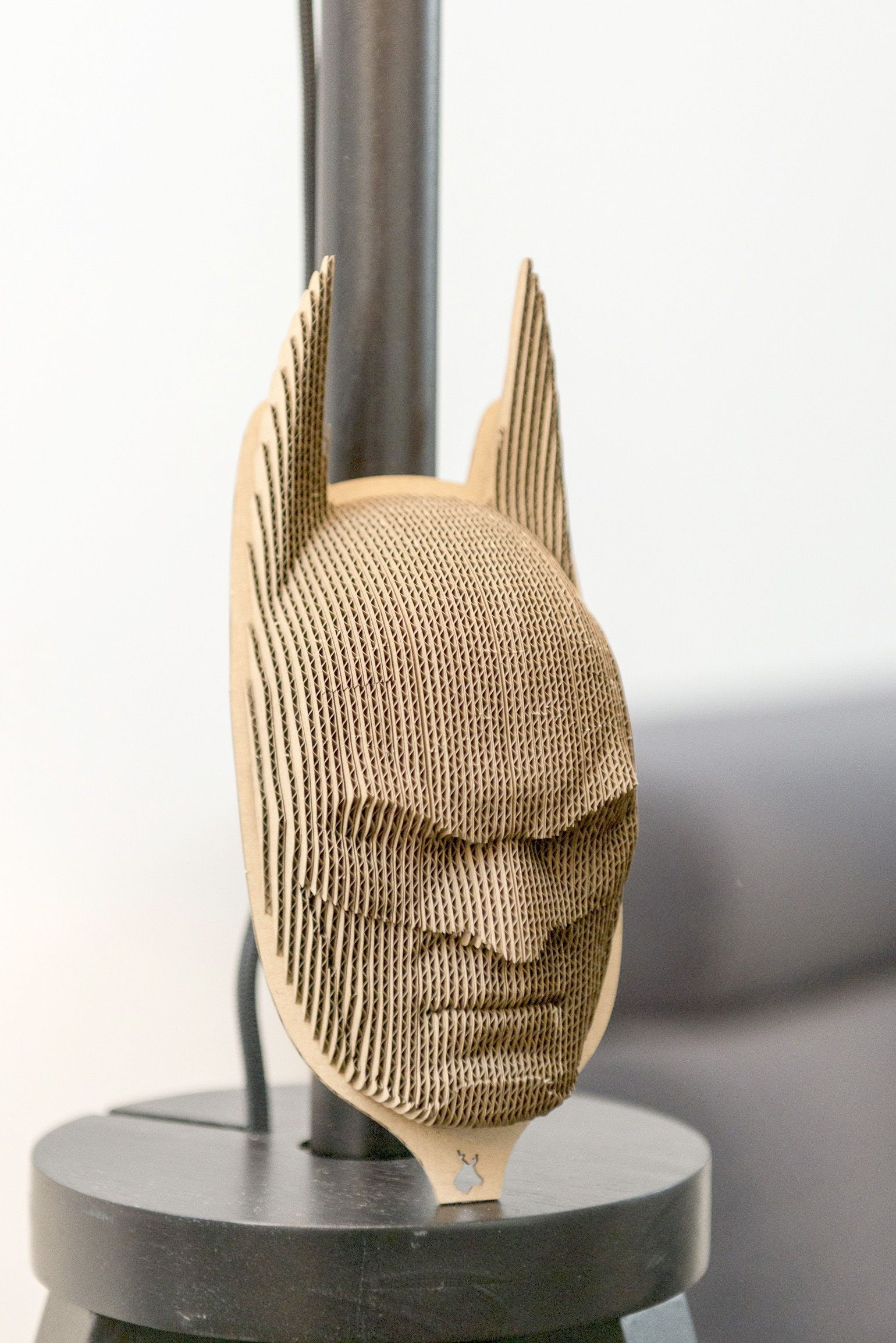 Wallpaper #x3cWJpMB-pgBXx60r6Co51 Batman Cardboard Head for Self Assembly Diy Kit Paper Cardboard
