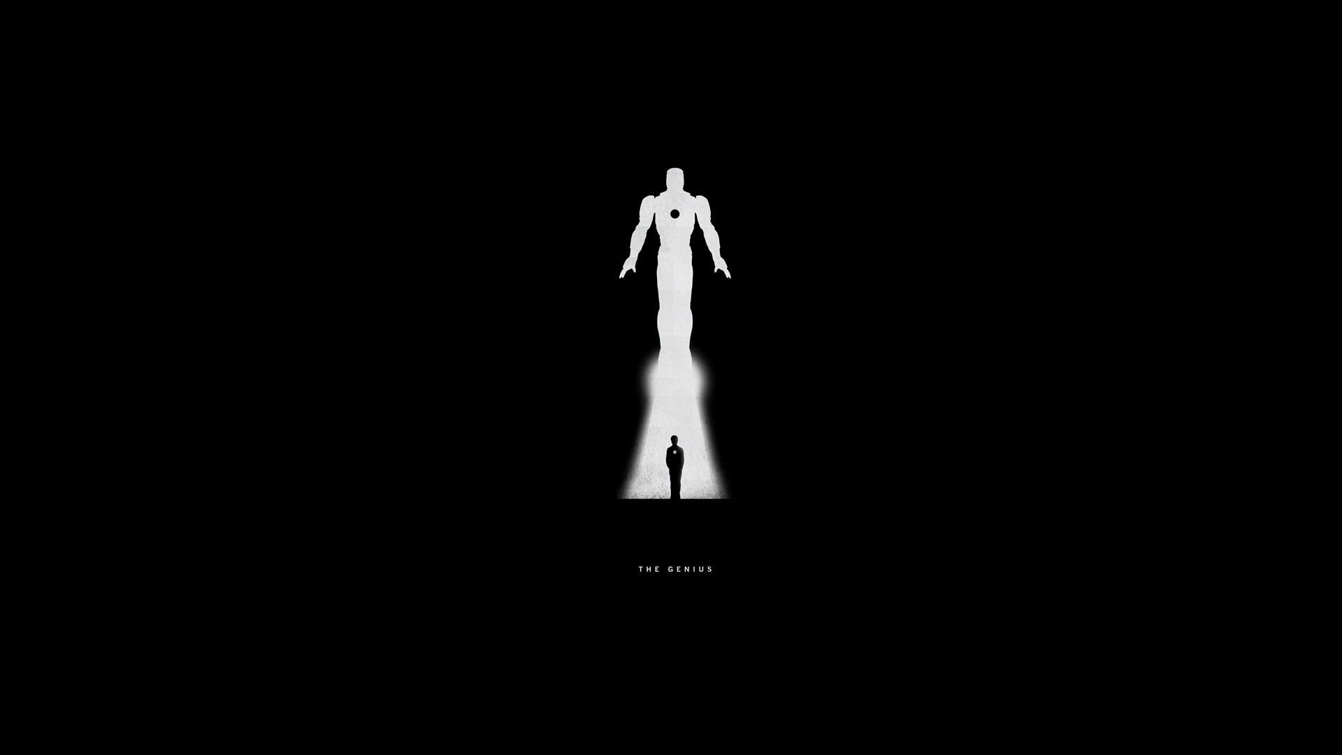 Wallpaper #3zEbNpMB5zzyi_yYd1hO268 Iron Man Marvel Bw Black HD Cartooncomic Black Bw Man Marvel