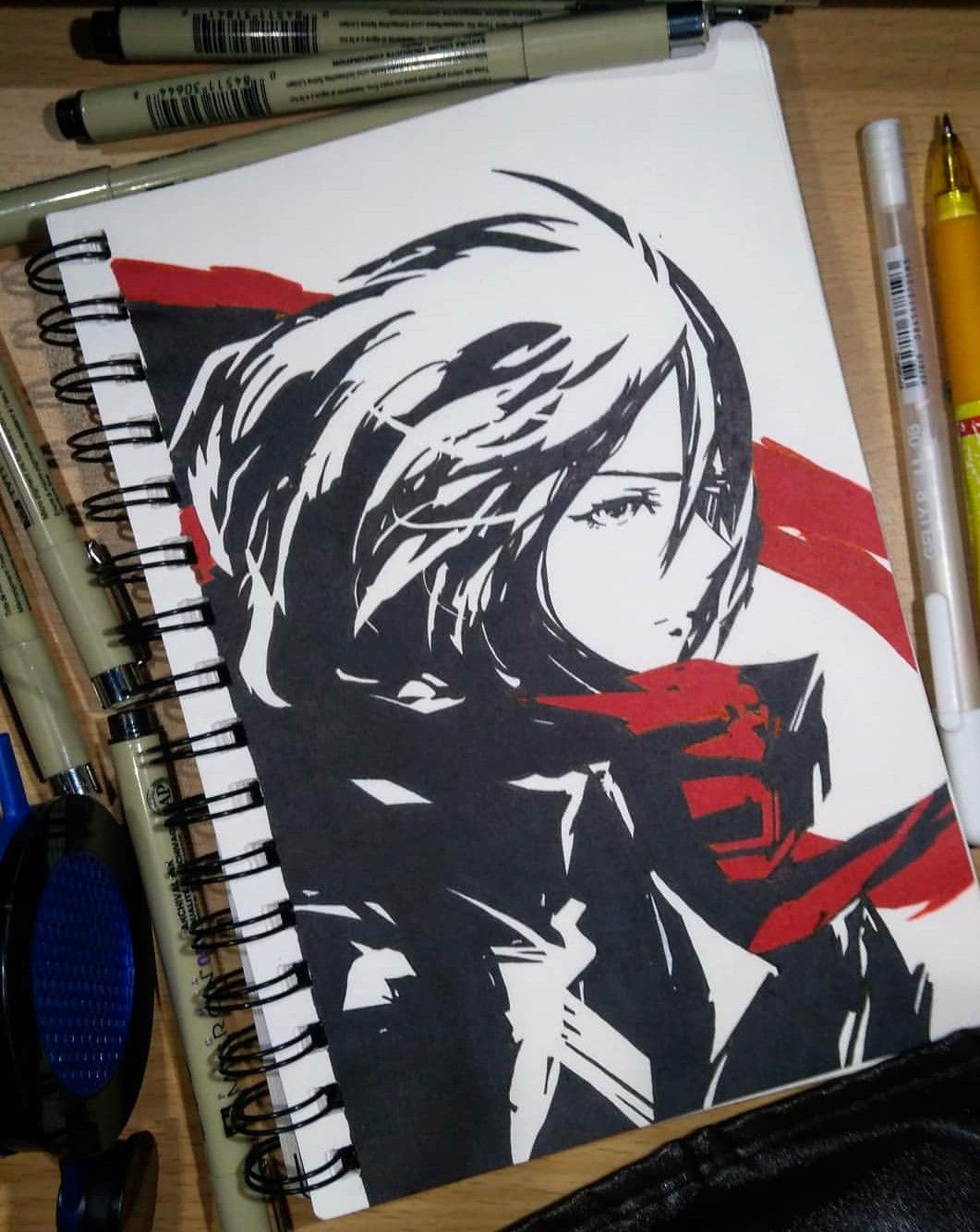 Wallpaper #OBqEUJMB1yWOL4qgwYA7270 Mikasa Ackerman Drawing
