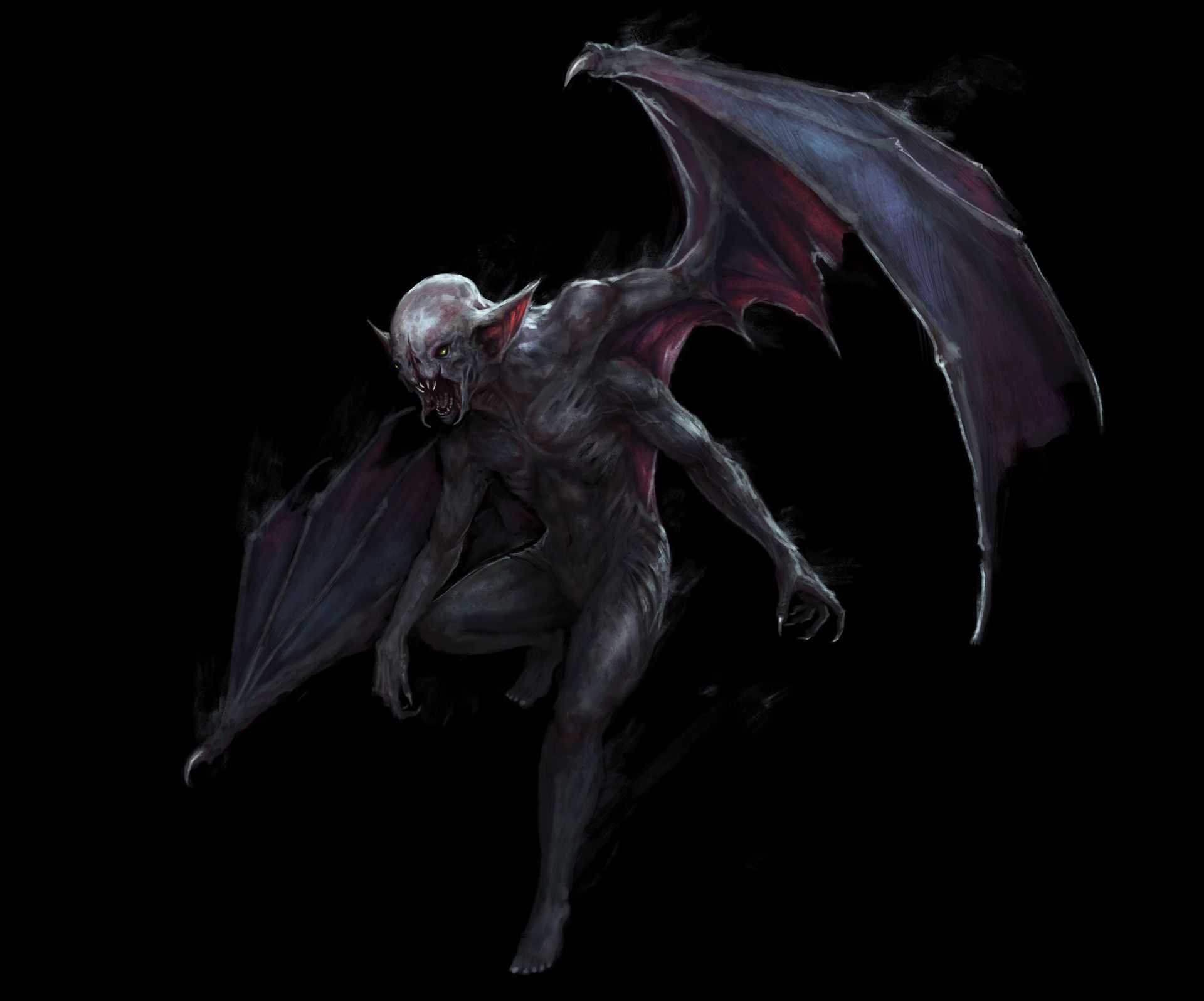 Wallpaper #dfTIOpMBKFX8bn3roXlL278 Artstation Vampire Concept Plutus Su Vampire Monster Vampire