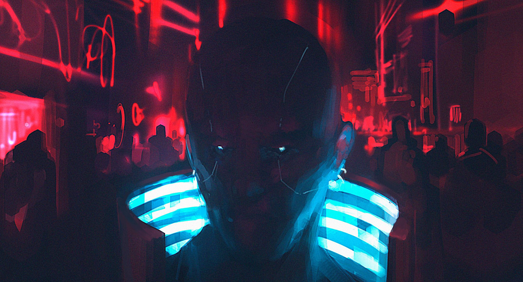 Wallpaper #xqkZi5cBxbDgA0RltfFt32 Artstation Cyberpunk Victor Hugo Harmatiuk Cyberpunk Animation