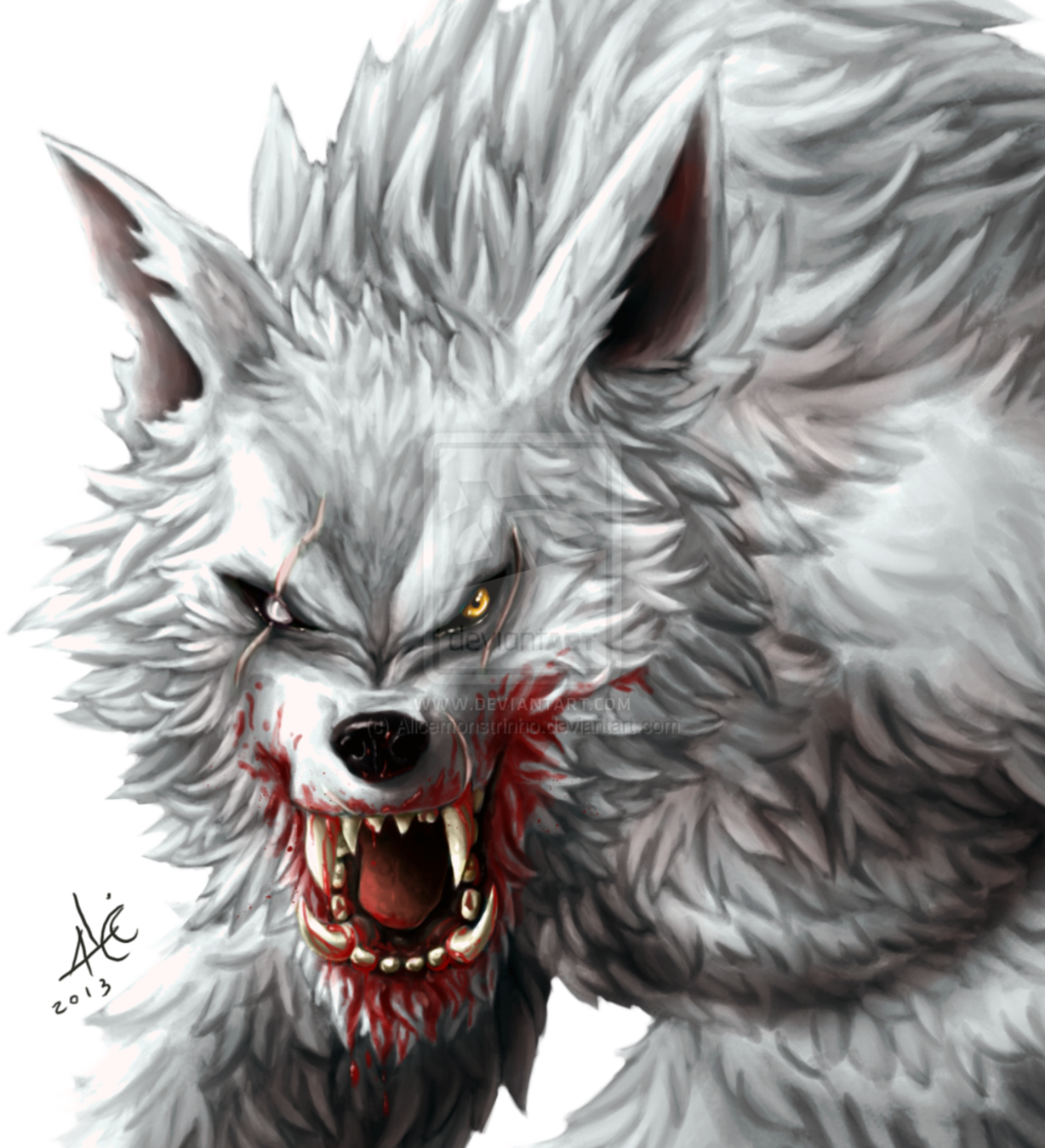 Wallpaper #uEB5MZMBJhL2WPbaucYs363 Alpha Werewolf Detail by Alicemonstrinhodeviantartcom on at Deviantart