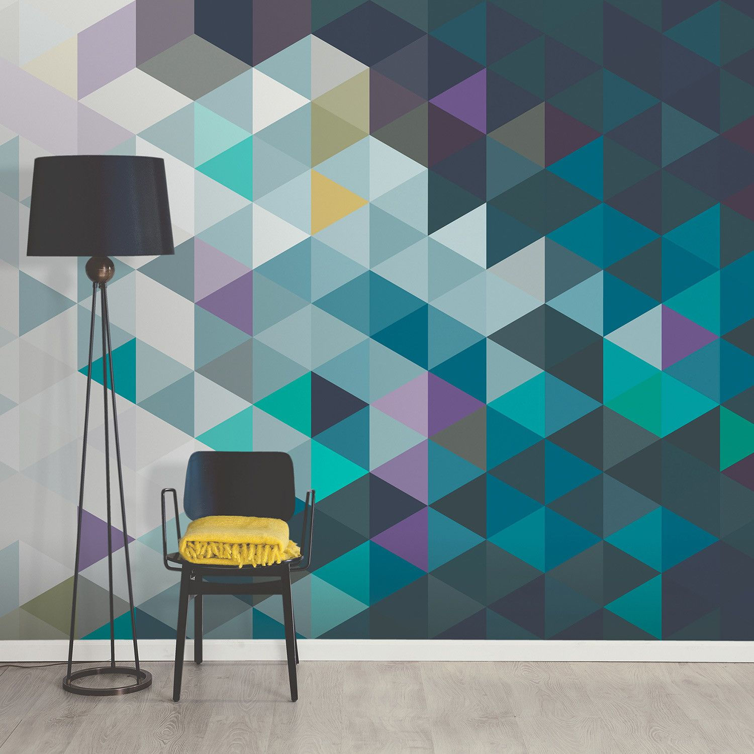 Wallpaper #a2flDJMBSpphPi3-ROG816 Abstract Triangles Wall Murals Wall Paint Designs Mural Wall Art