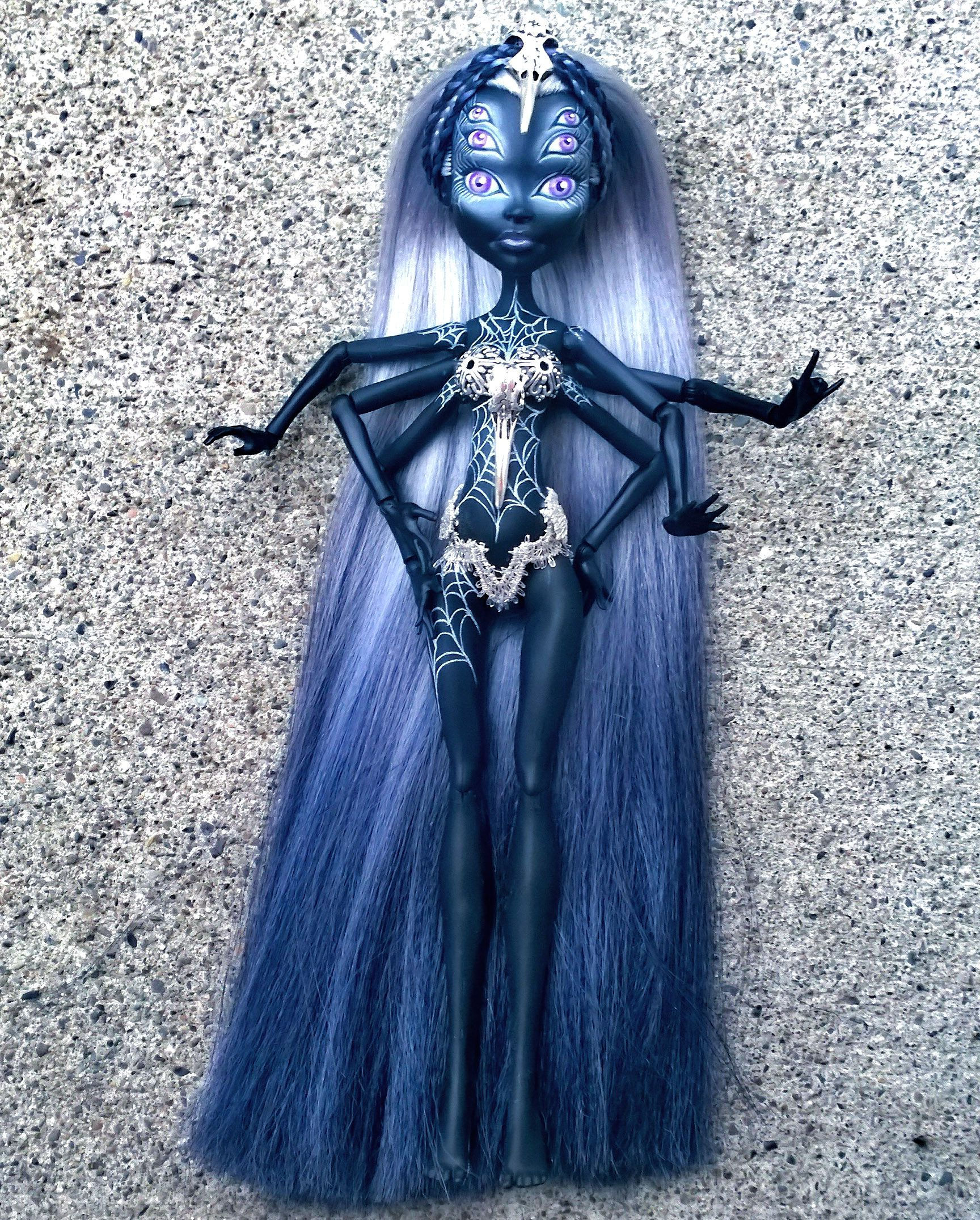 Wallpaper #JfQuOpMBKFX8bn3rLXjG275 Nieth Custom Ooak Wydowna Spider Monster High Doll by at Ladyspoonart