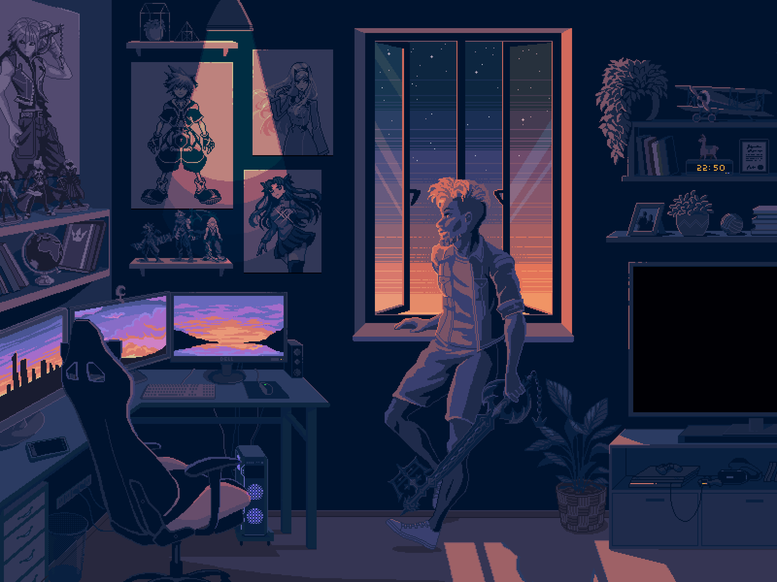 Wallpaper #iRdQPpMBPLD5_VENsd-p202 Streamers Room by Ioruko on Deviantart Cyberpunk Room Arte Cyberpunk
