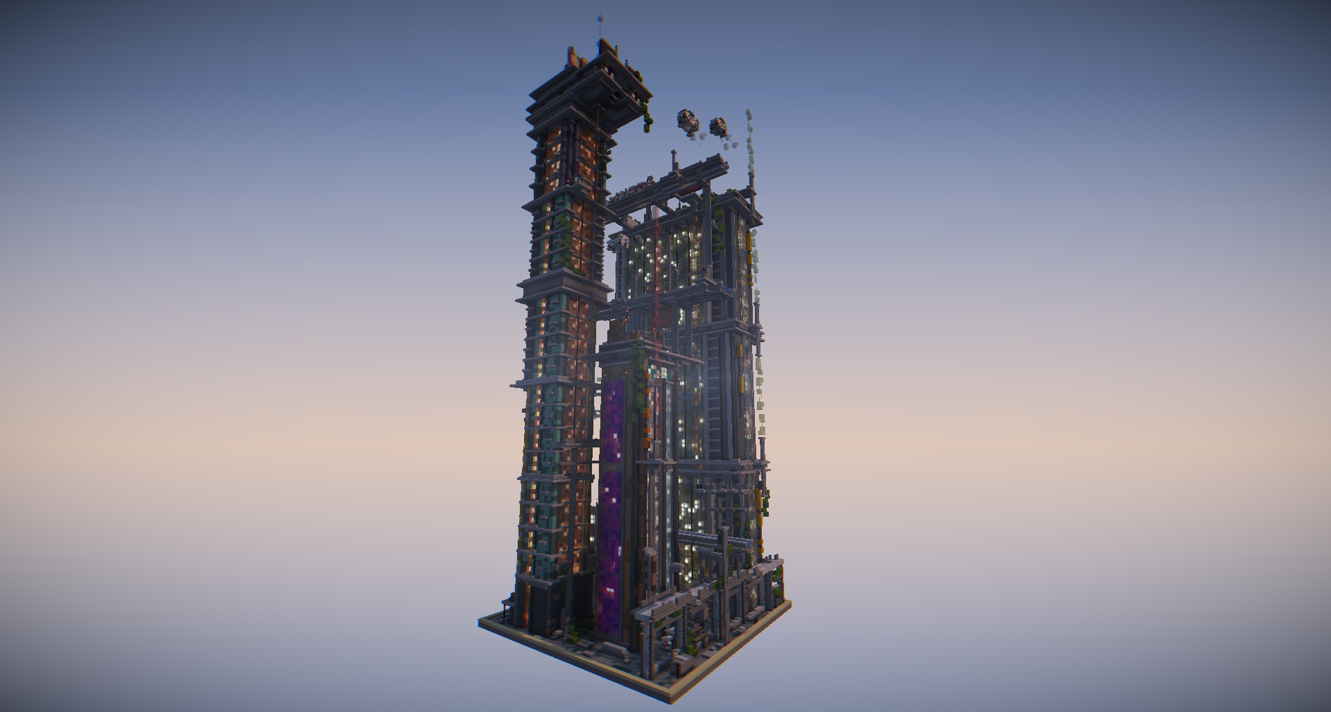 Wallpaper #ZK7JM5MBayWjSq6HCRyL58 Minecraft Cyberpunk Lobby 118 Foto