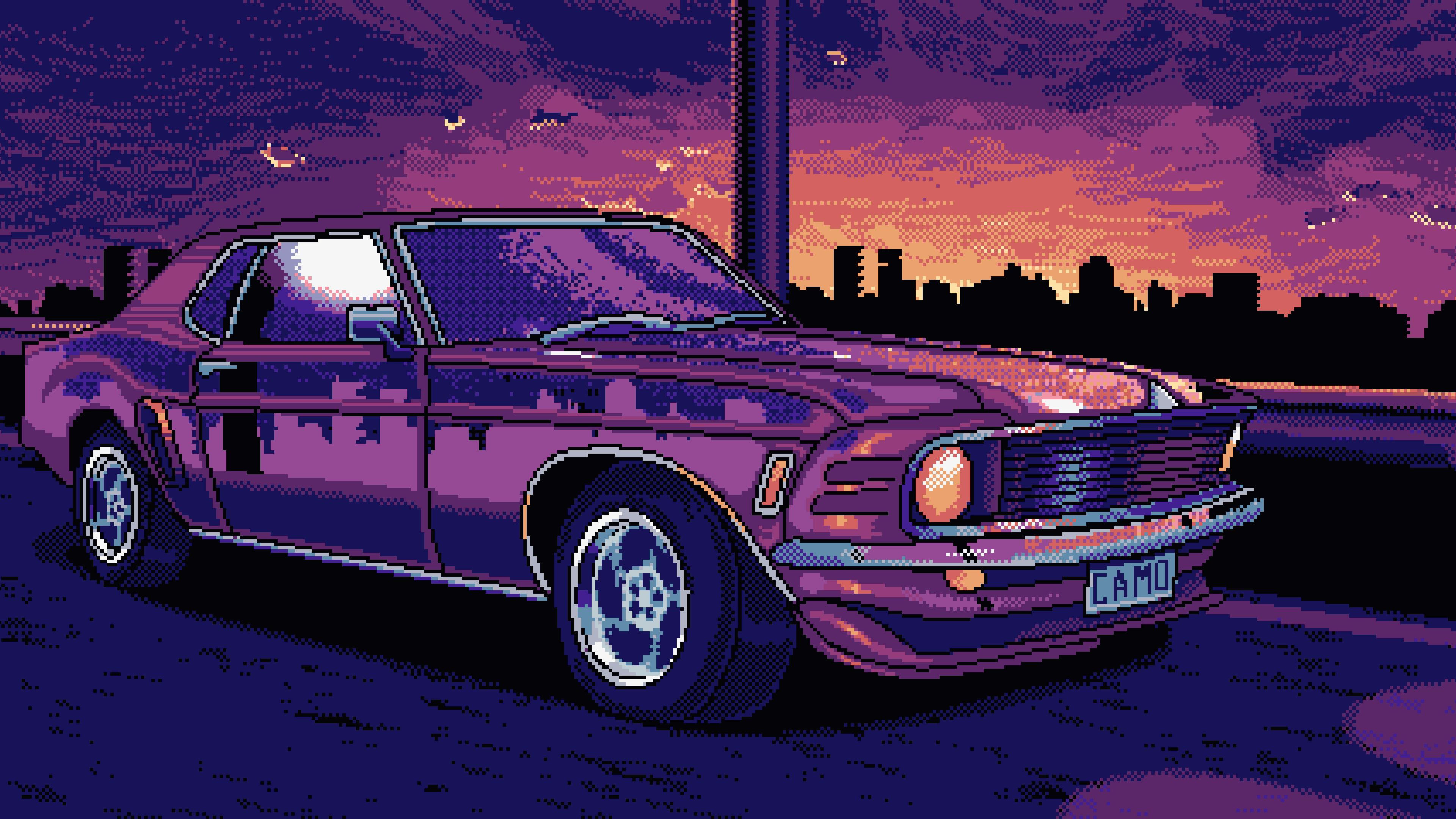Wallpaper #-HQqw44B_8f4nGFa3m8m8 8 Bit Mustang 4K Mustang Wallpapers HD Wallpapers Fondos De Pantalla