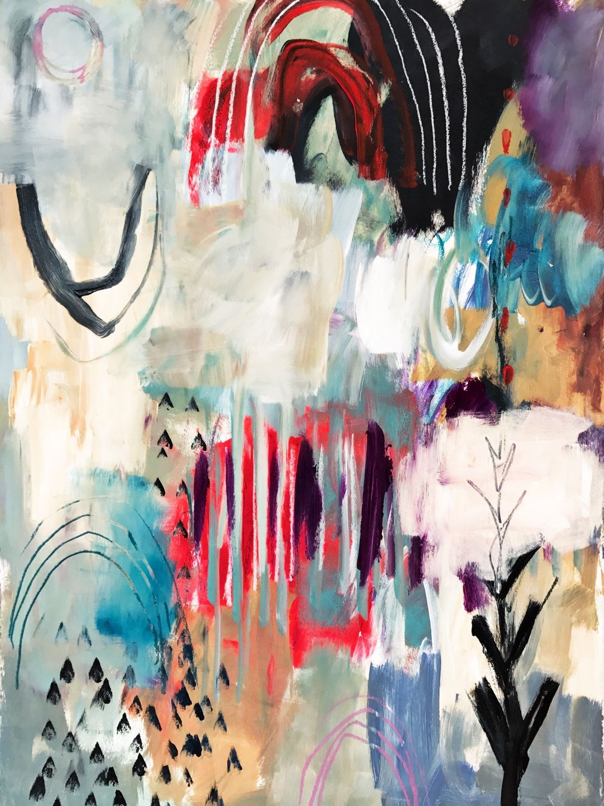Wallpaper #VmiIGJMBSpphPi3-NBPu191 Ghost Trees Acrylic on Canvas 2016 Brave Intuitive Painting by