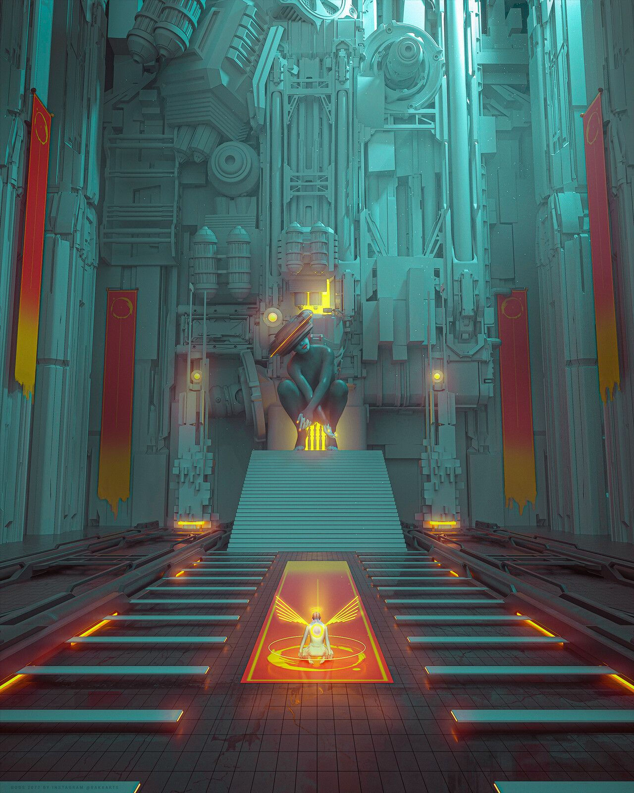 Wallpaper #ERlCAo8BtGB6xQ78z0qs3 Gods 2077 Darius Baka on Artstation at Httpswwwartstationcom