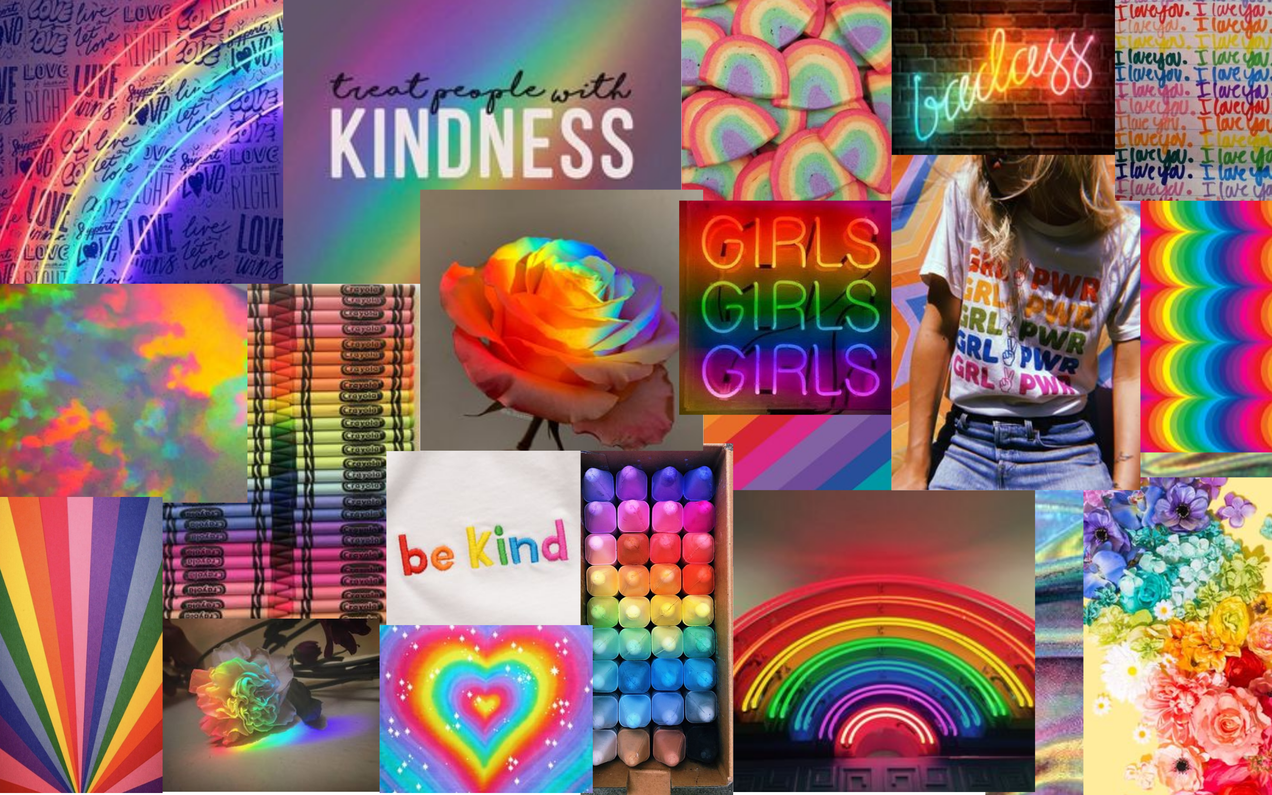 Wallpaper #Xj9NPJMBLiIJ4c9O-pG7263 A Collage of Images with Different Colors and Designs on Them