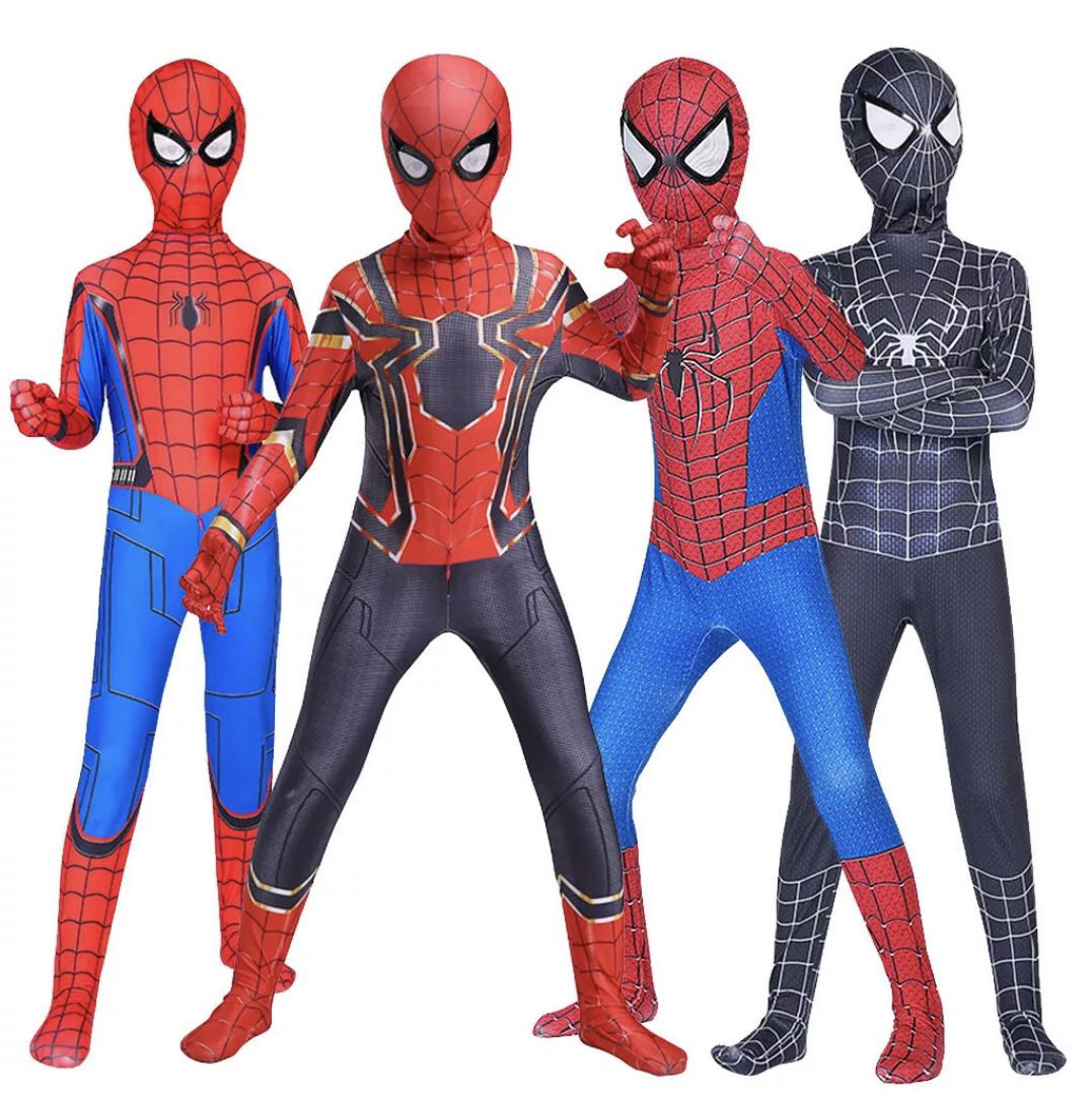 Wallpaper #bhkoNY8BtGB6xQ78FJ-N24 Halloween Kids Baby Boys Spiderman Costume Fancy Dress Cosplay Zentai