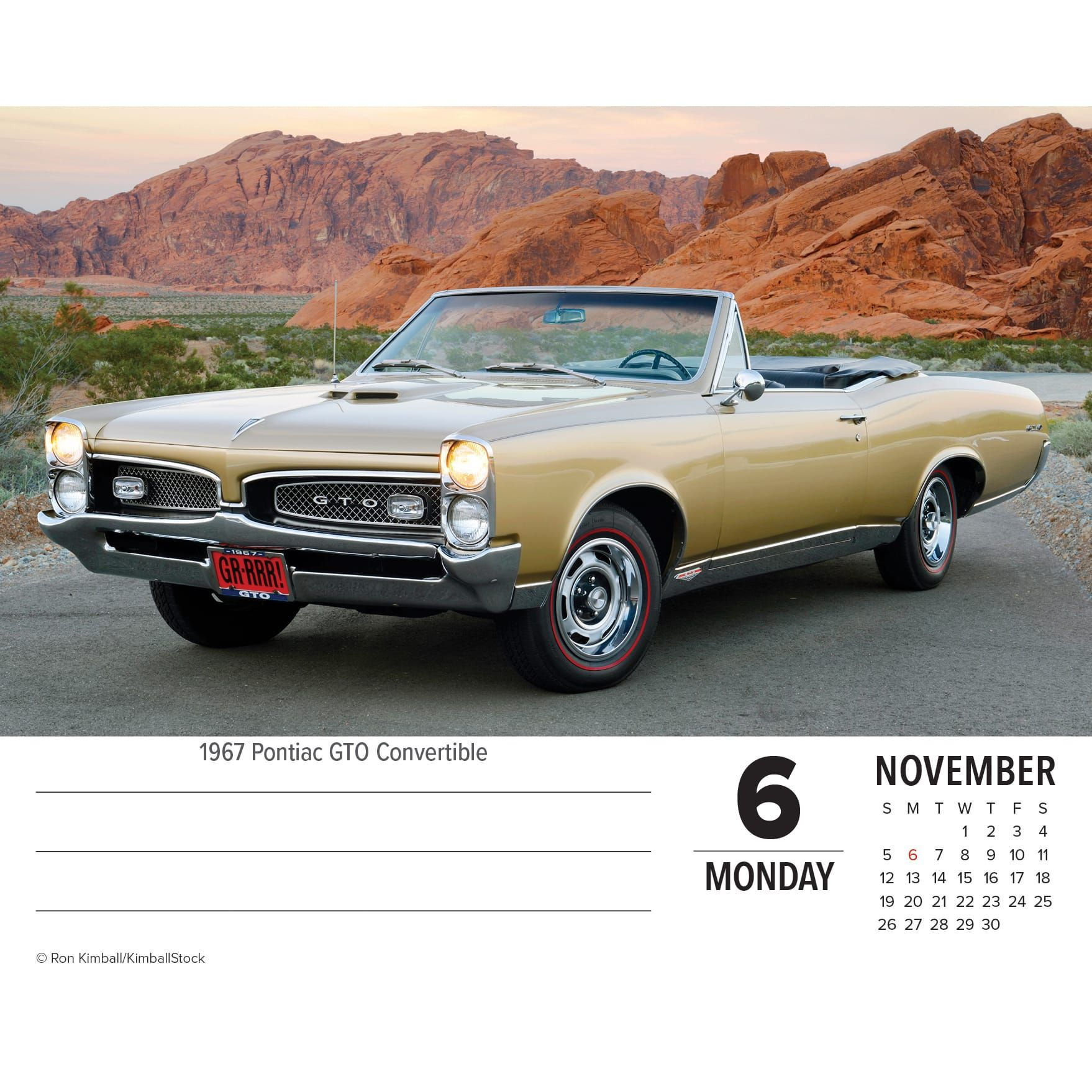 Wallpaper #vBkTK48BtGB6xQ78moxx28 2023 American Muscle Cars Box Calendar Desk Calendars Michaels