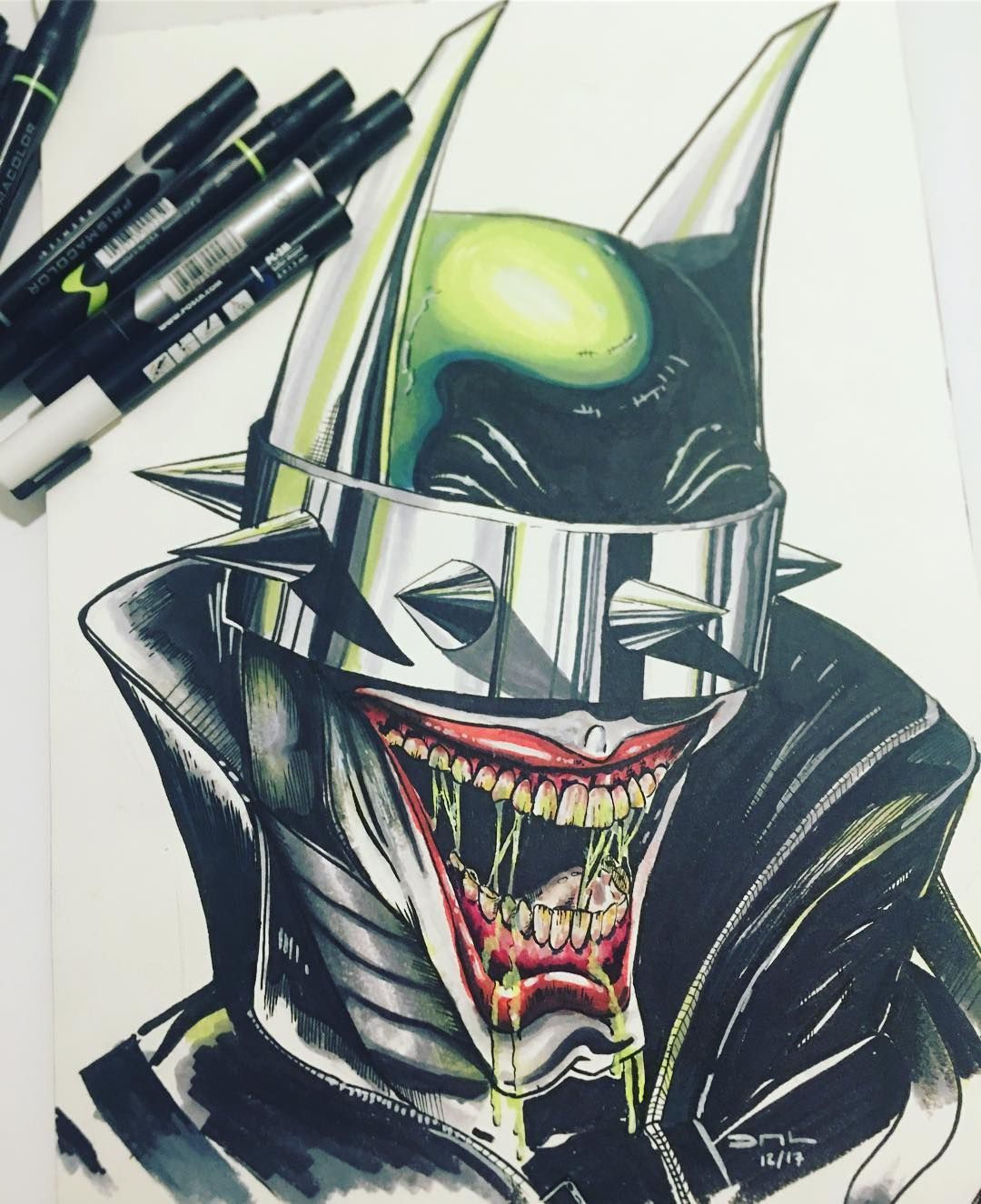 Wallpaper #NneDJpMB-pgBXx60OaJg267 Diego a Lemoss Instagram Photo Batman Who Laughs Prismacolor