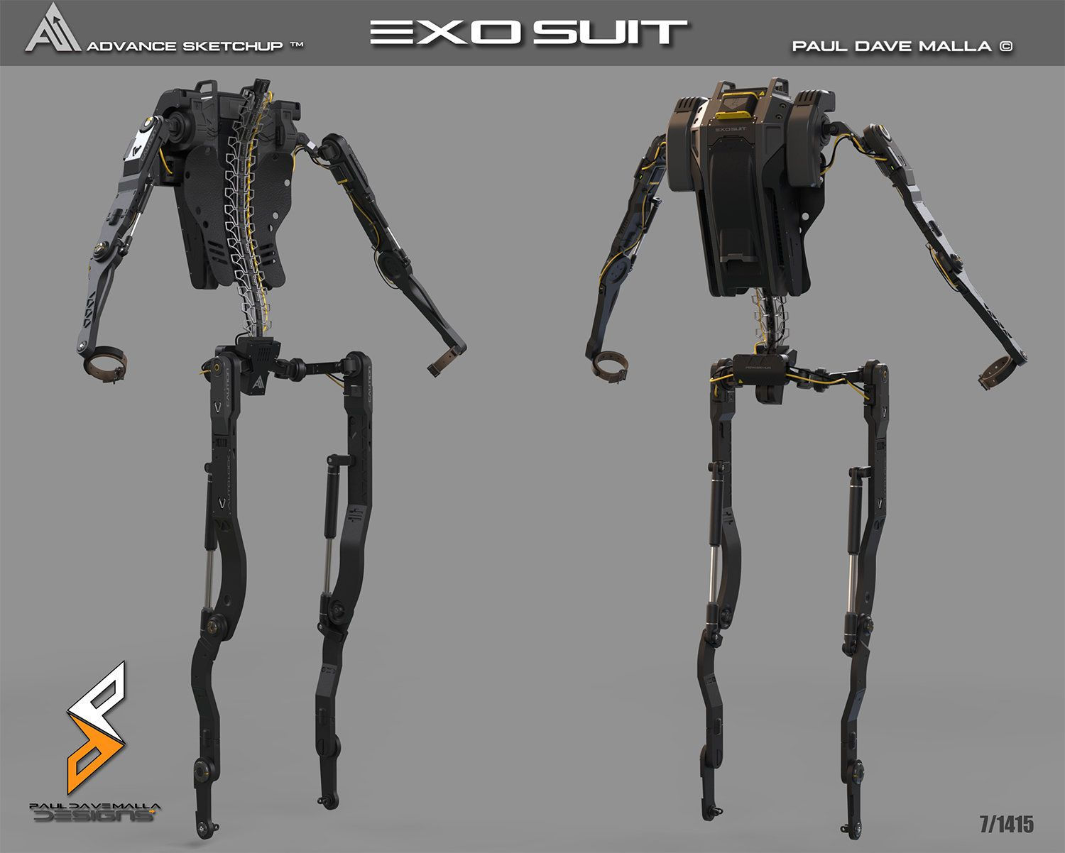 Wallpaper #HmeNC5MBSpphPi3-KNo984 Exo Suit Project Paul Dave Malla Exoskeleton Suit Suit of Armor