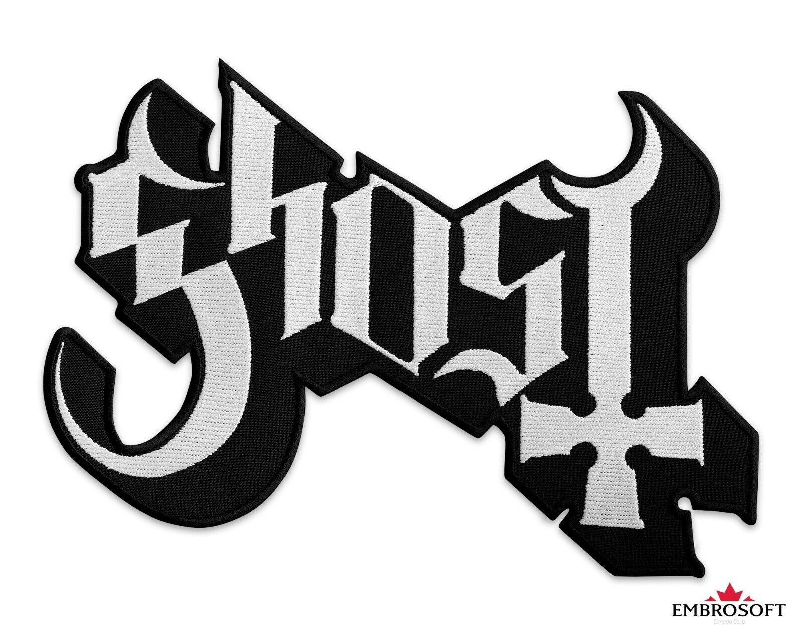 Wallpaper #fPRUOpMBKFX8bn3rf3h0169 Logotip Ghost Band Metal Band Logos Metal Bands Logo Embroidered