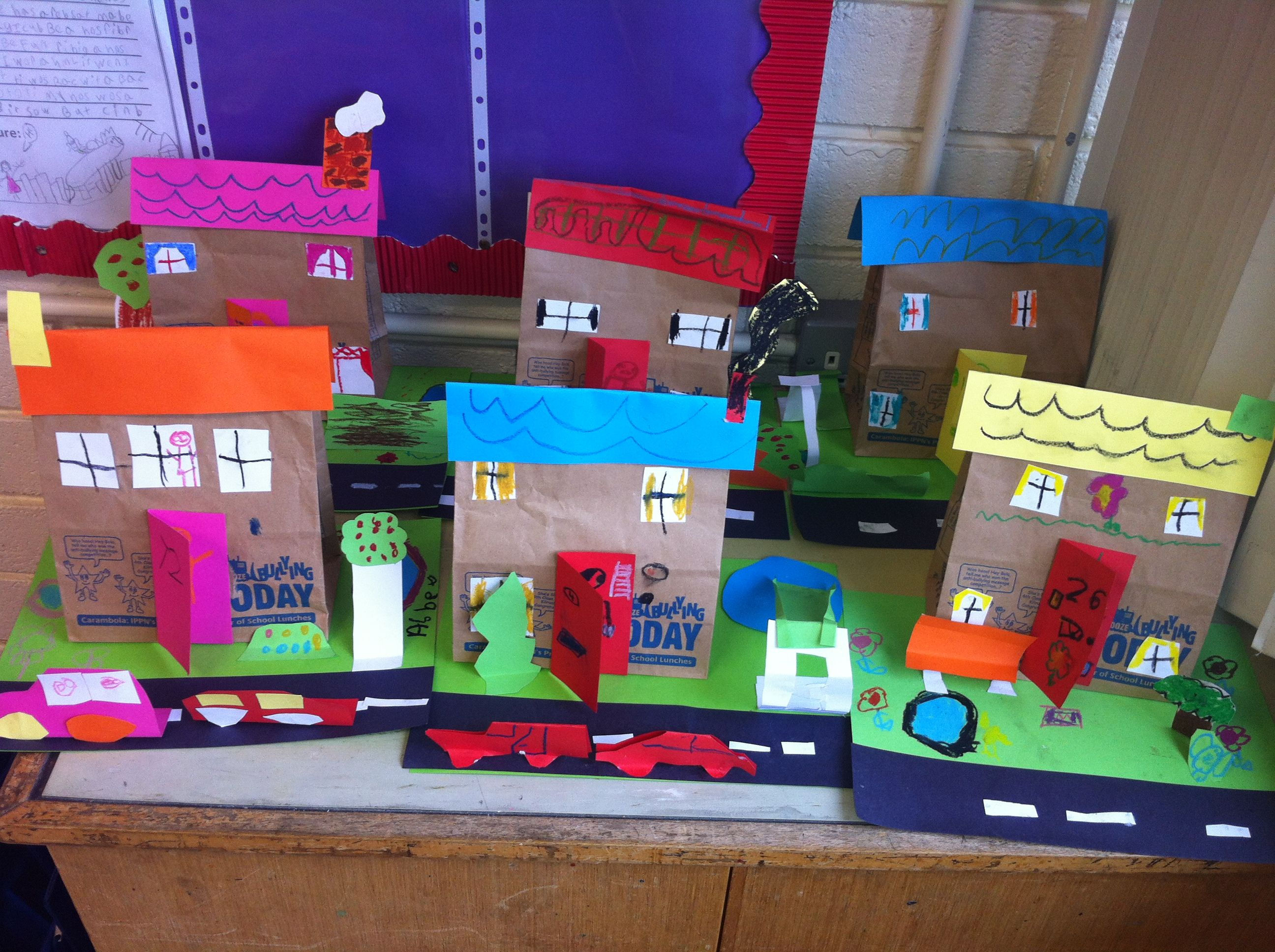 Wallpaper #aWfA6pIBSpphPi3-sEia271 Construction 3D Homes Elementary Art Projects Art for Kids