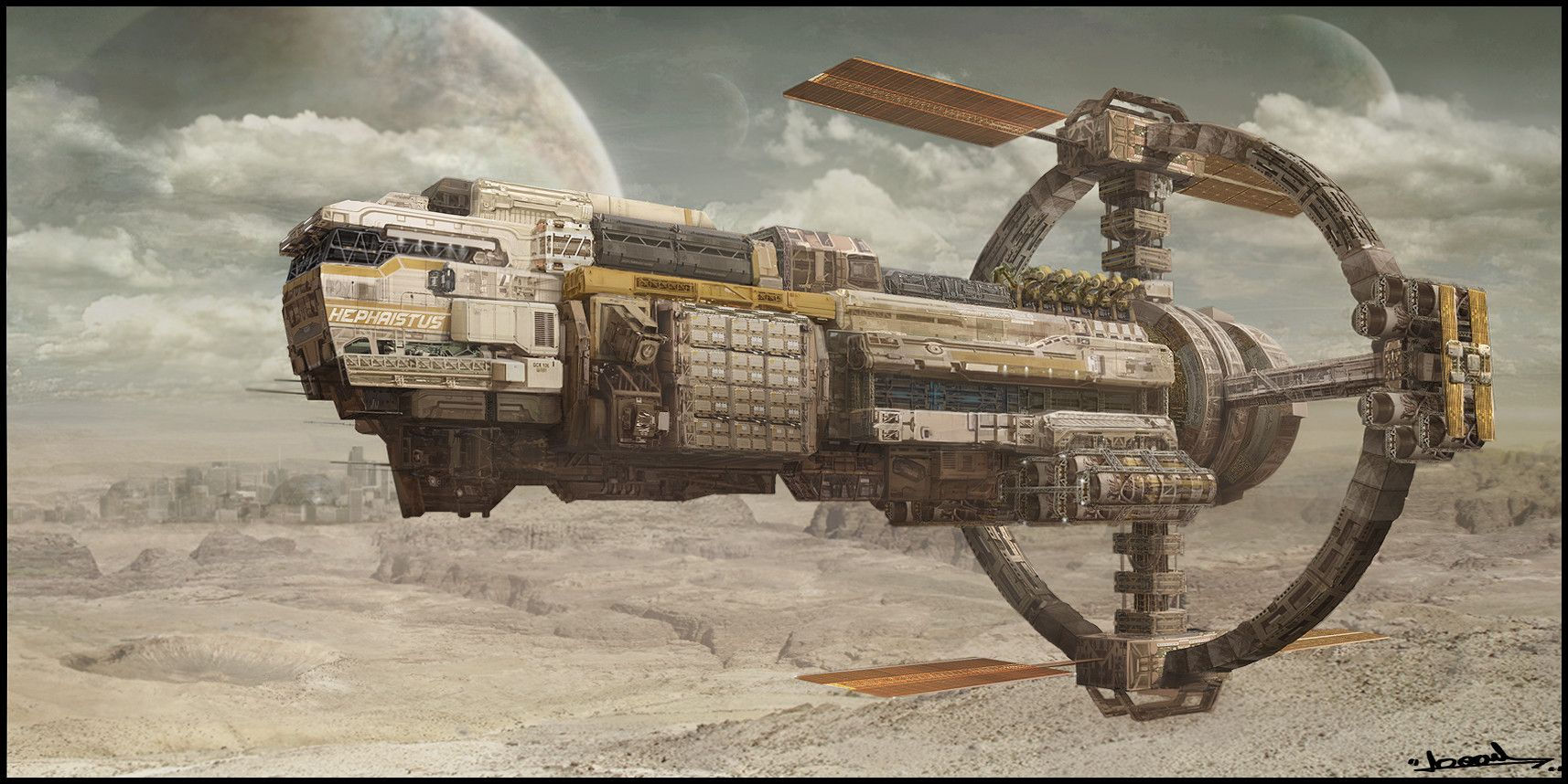 Wallpaper #anfAJ5MB-pgBXx60OqcO147 Sci Fi Concept Art Space Mining Cargo Ship Spaceship Art Sci Fi