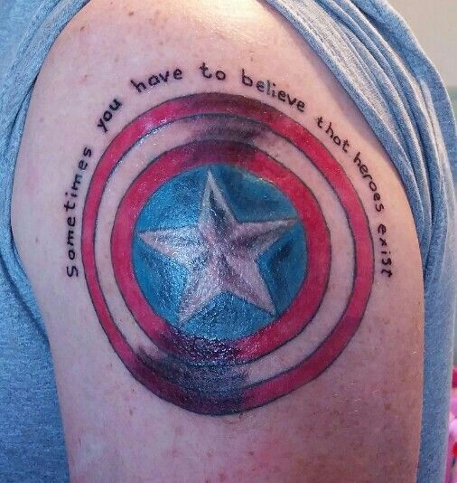 Wallpaper #P5zO4JIBZHQxiYarB7hG150 Captain America Shield Tattoo Design