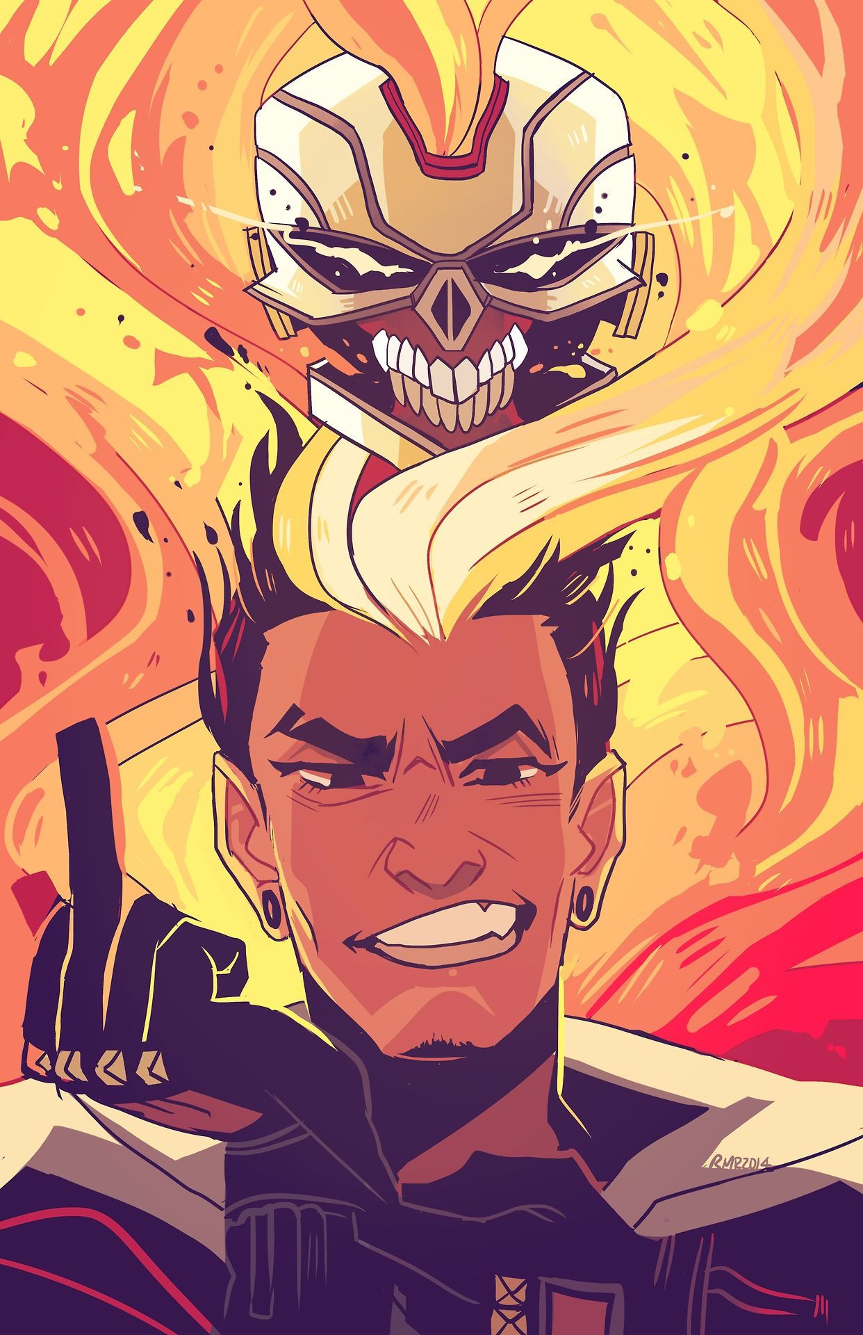 Wallpaper #4_QTOpMBKFX8bn3r23cf126 Robbie Reyes the New Ghost Rider Ghost Rider Marvel Ghost Rider New