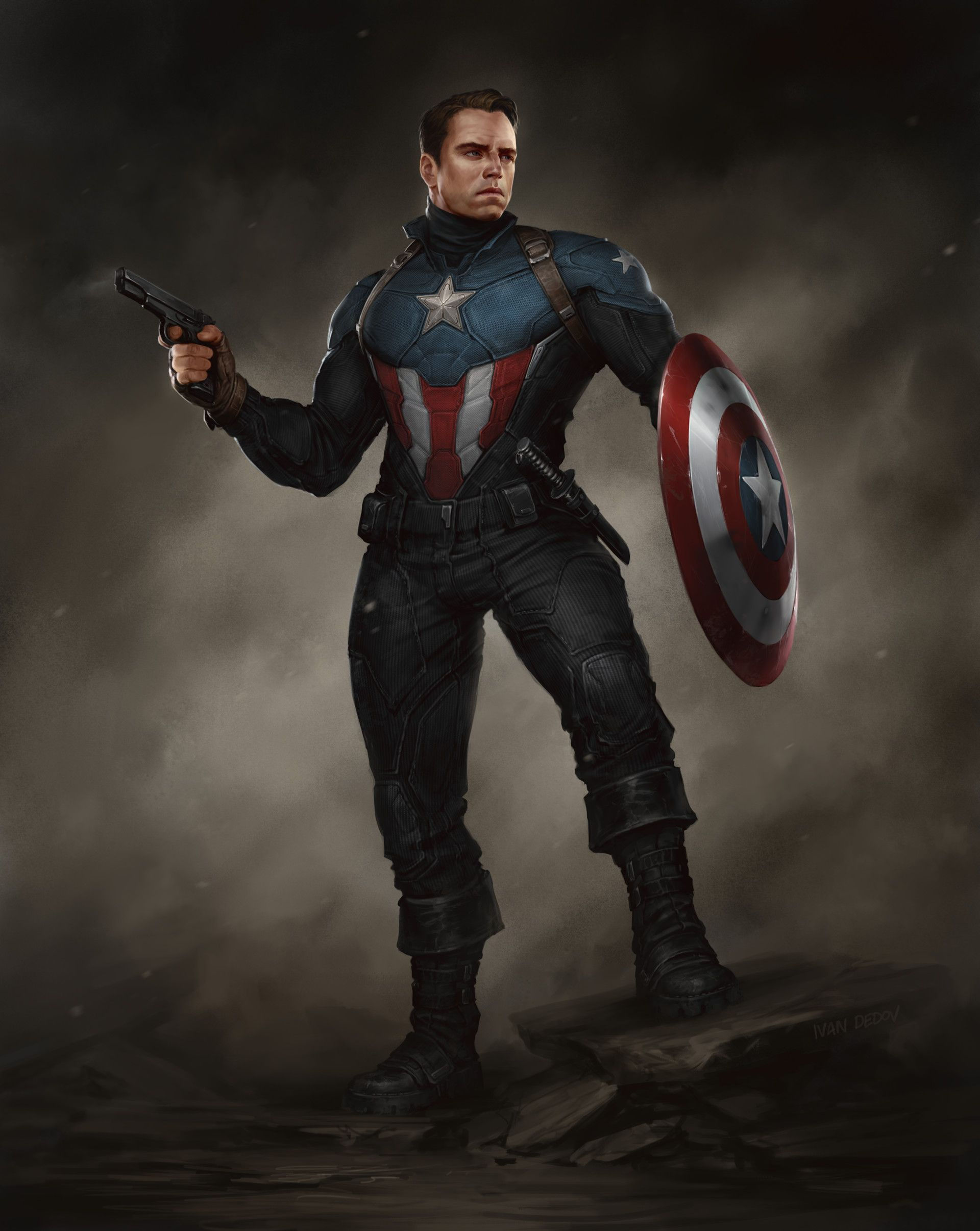 Wallpaper #u3379o4Bnwiau_P6oRJd53 Artstation Bucky Barnes Captain America Heroic Suit Ivan Dedov