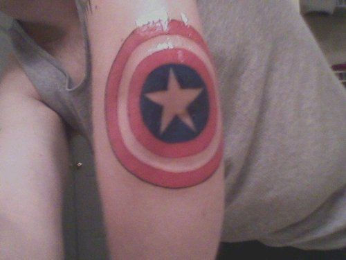 Wallpaper #P5zO4JIBZHQxiYarB7hG24 Captain America Tattoo Captain America Shield on My Left Elbow