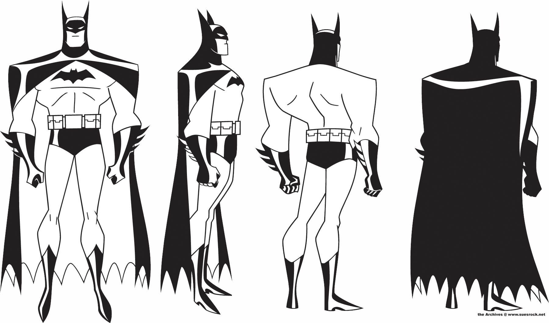 Wallpaper #T3TlwY4B_8f4nGFawm6m45 Justice League Batman Turnaround Bruce Timm Character Model Sheet