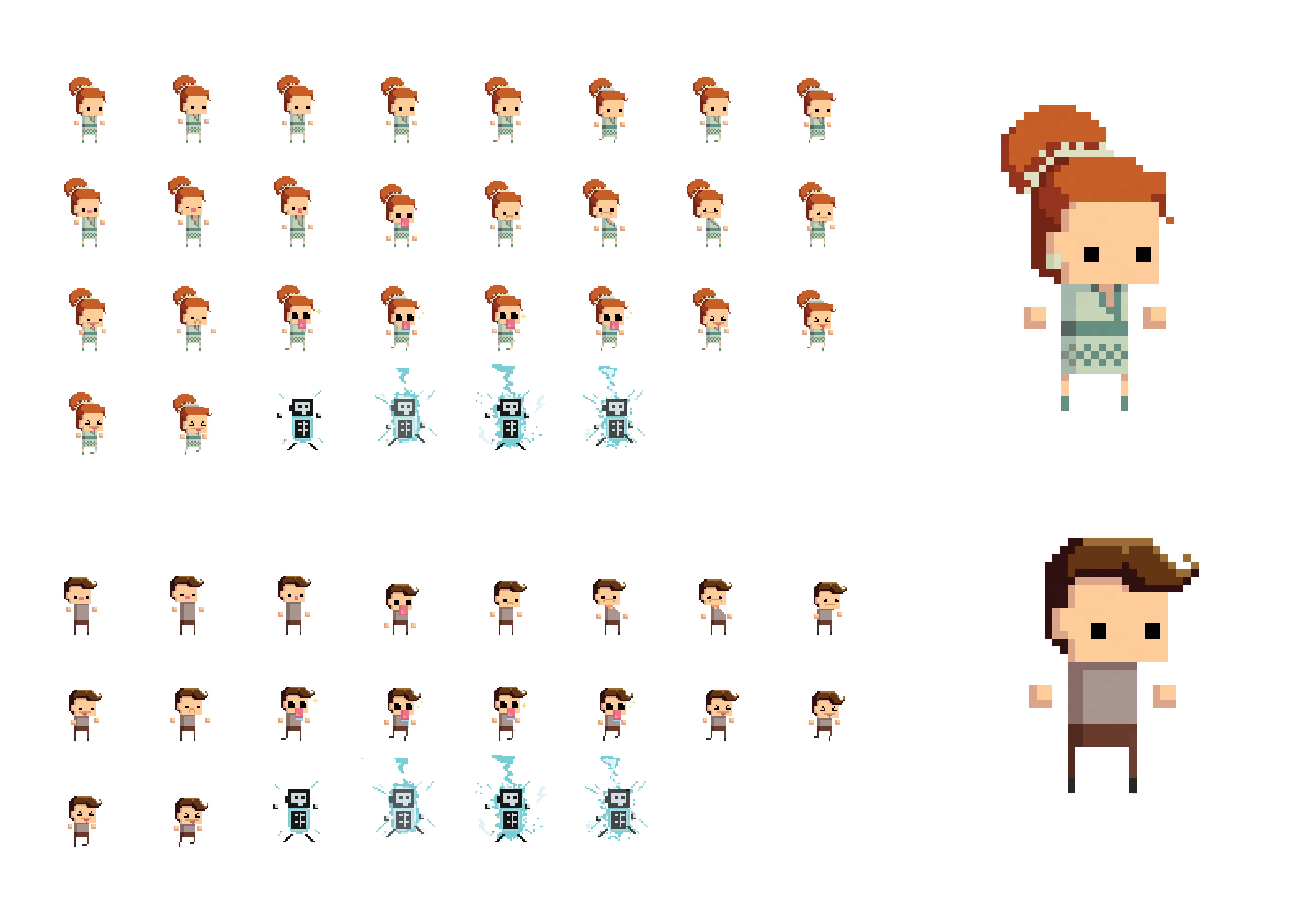 Wallpaper #D1YuepcBsd6xcFiEk9wE28 Pixel Character Template