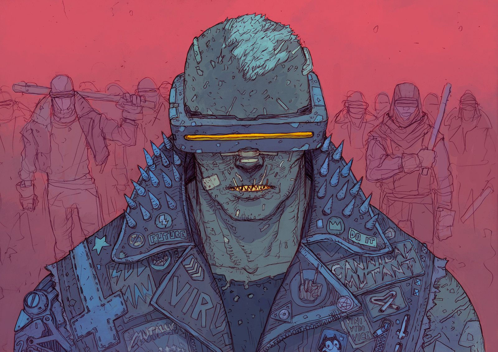 Wallpaper #XRm9Fo8BtGB6xQ78oW5534 The Mutant Jo San Arte Cyberpunk Ilustraciones Arte