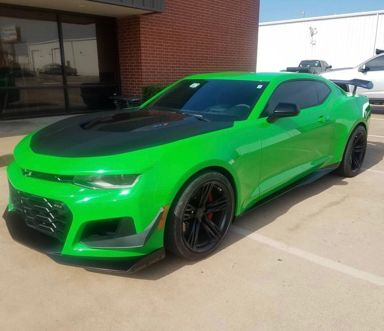 Wallpaper #accc0 Neon Lit Camaro Parked by the Ocean on Craiyon