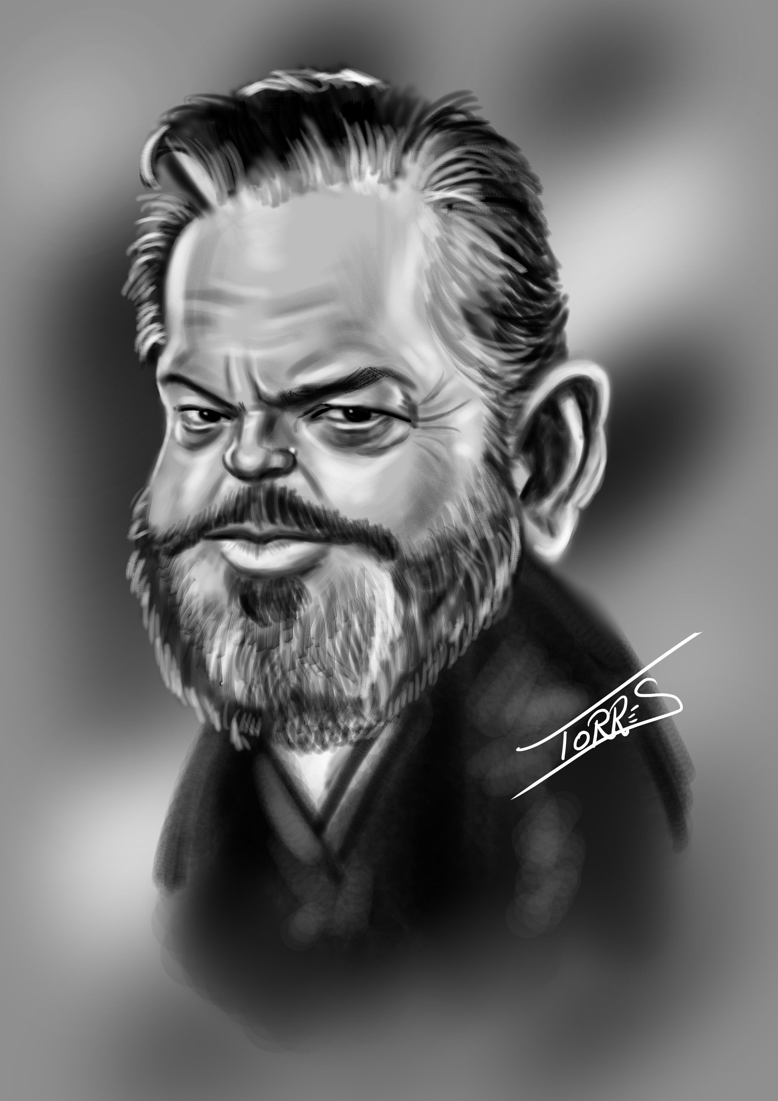 Wallpaper #f200d Intricate Detailed Caricature of Jack Black by Robert Crumb Creative