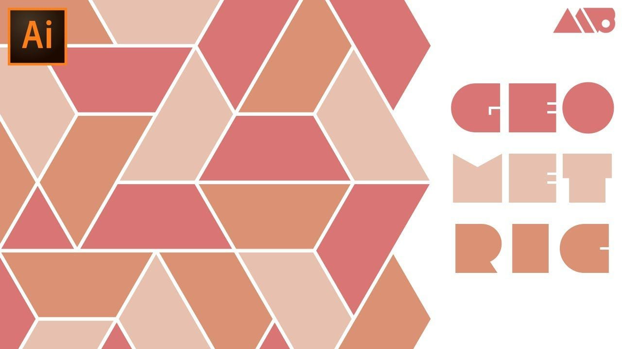 Wallpaper #_bix25IBJvJKYCmEN_fQ76 How to Make a Modern Geometric Pattern in Adobe Illustrator Tutorial