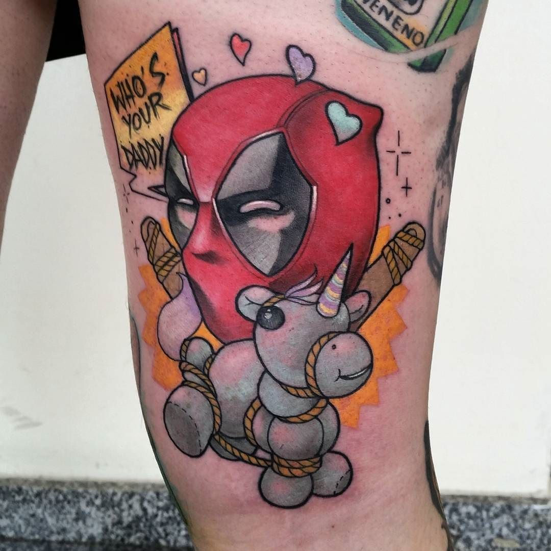 Wallpaper #9130c Marvel Tattoo Photo by Gus H Tattoo on Instagram Deadpool