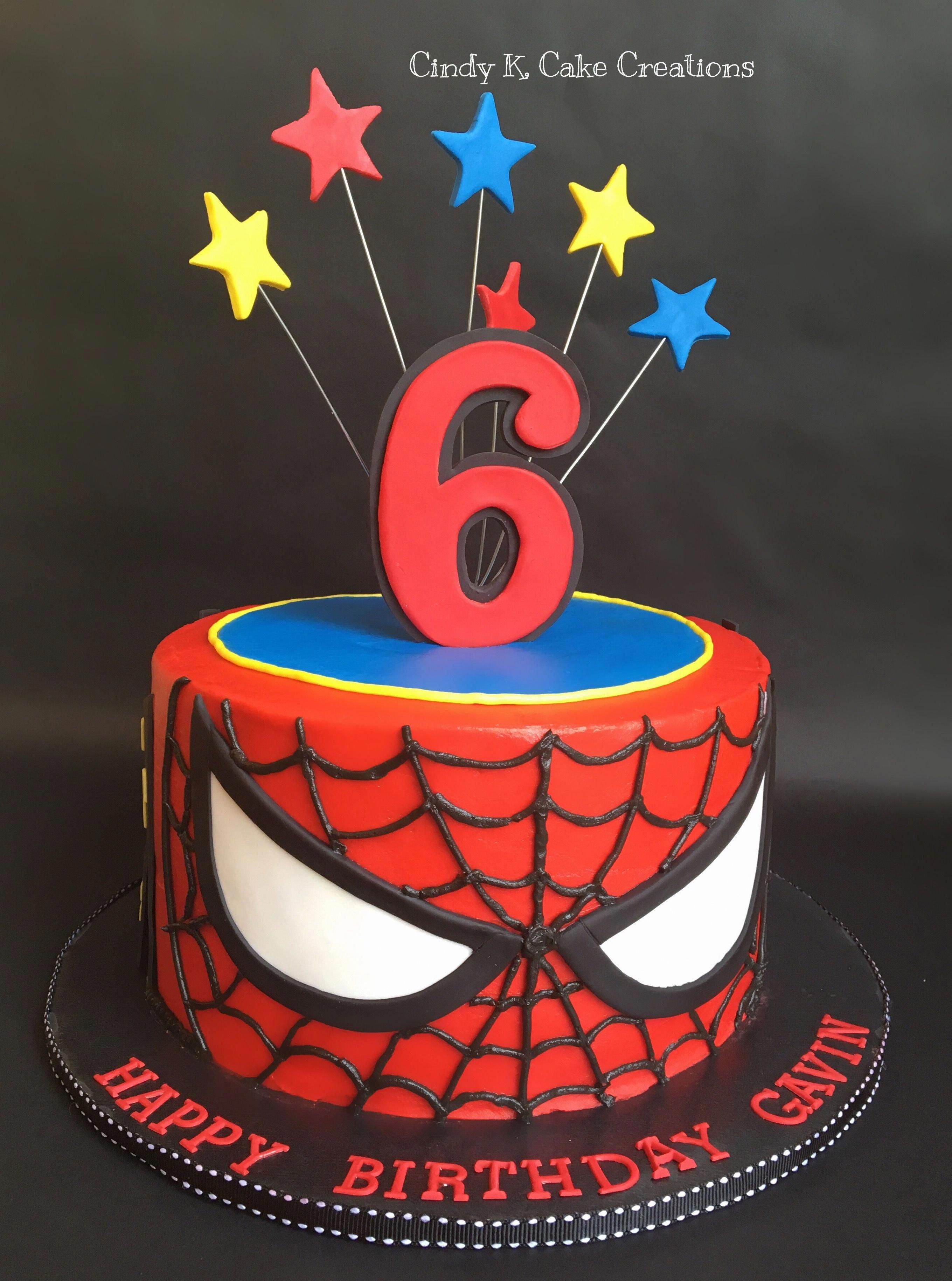 Wallpaper #KqUiMpMB0vj5YdARn9Mc60 Spider Man Cake Made with Buttercream by Cindy K Cake Creations