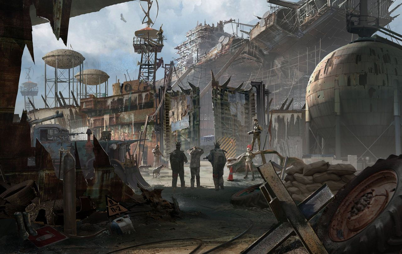 Wallpaper #oJl_P5MBUcASHT6nQswf125 Desert Post Apocalyptic Art Post Apocalypse Post Apocalyptic