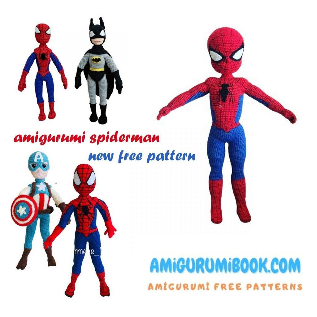 Wallpaper #9ncKKJMB-pgBXx60Z6hv65 Spiderman Amigurumi Free Pattern Amigurumibookcom Knitting Patterns