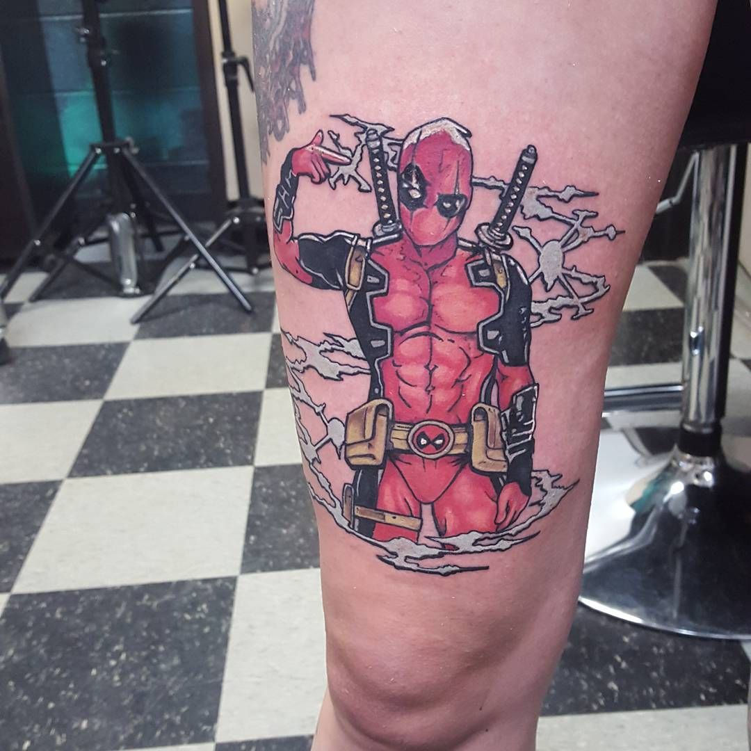 Wallpaper #9130c Marvel Tattoo Photo by Gus H Tattoo on Instagram Deadpool