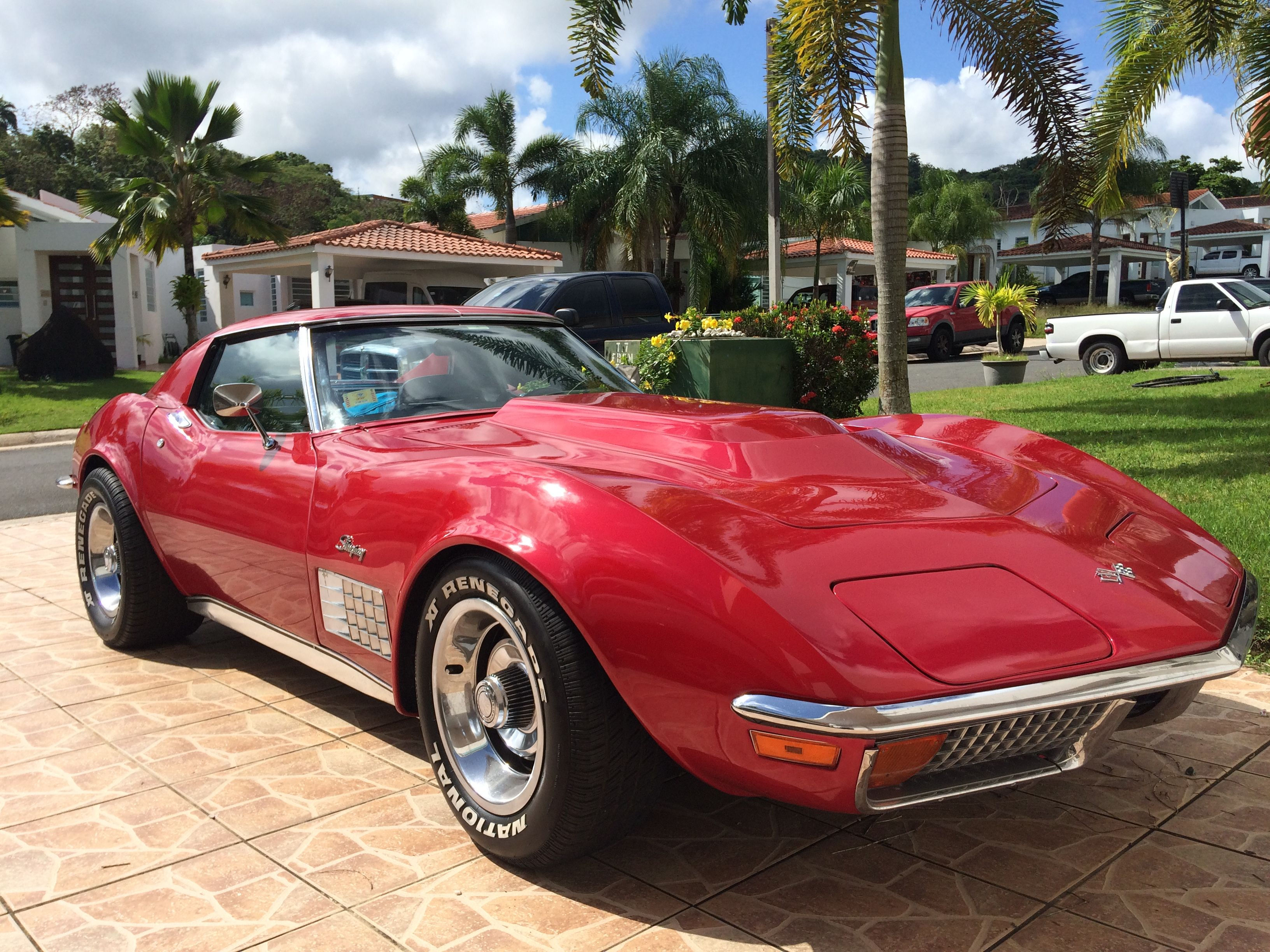 Wallpaper #hP8ebJMB3lSXT3zUs-mg335 1972 C3 Chrome Bumper Corvette in Candy Apple Red Corvette C3