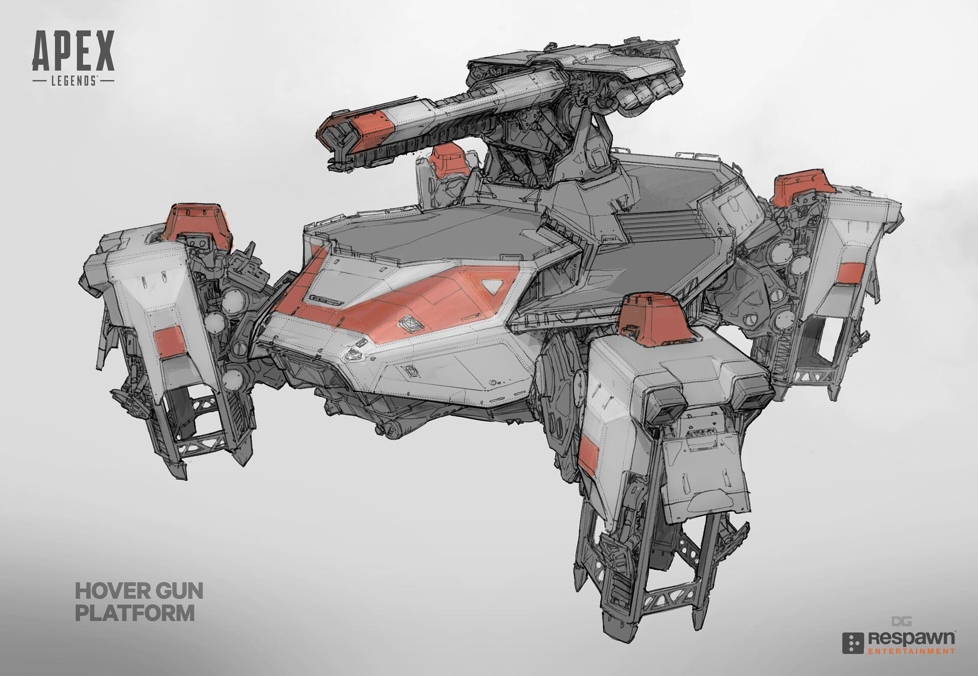 Wallpaper #2mftEpMBSpphPi3-3f1w147 Artstation Apex Loot Ship Danny Gardner Space Tank Sci Fi Tech