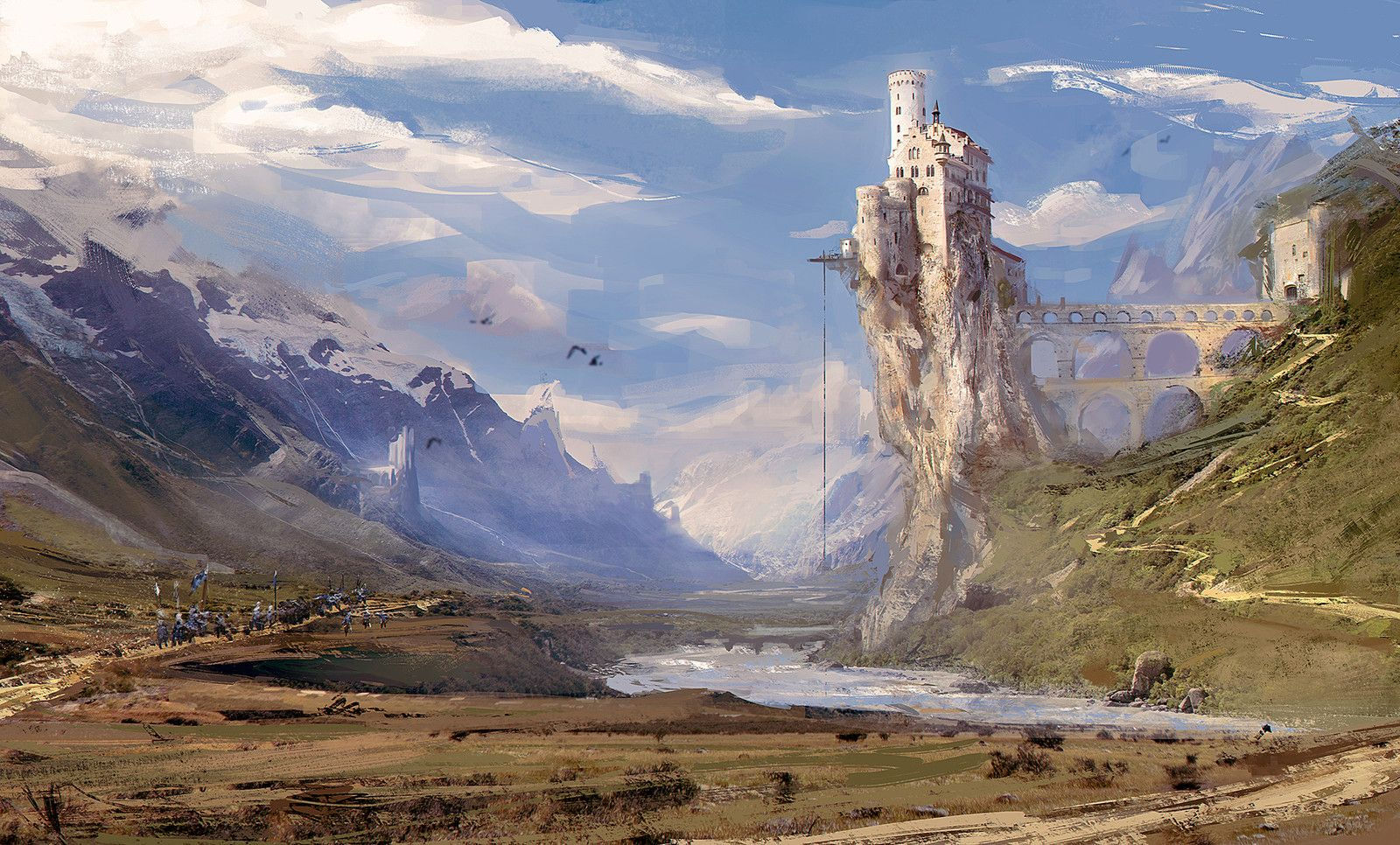 Wallpaper #s2eP7pIBSpphPi3-AF09131 Path to the Eyrie Elie Gomez on Artstation at Httpswwwartstation