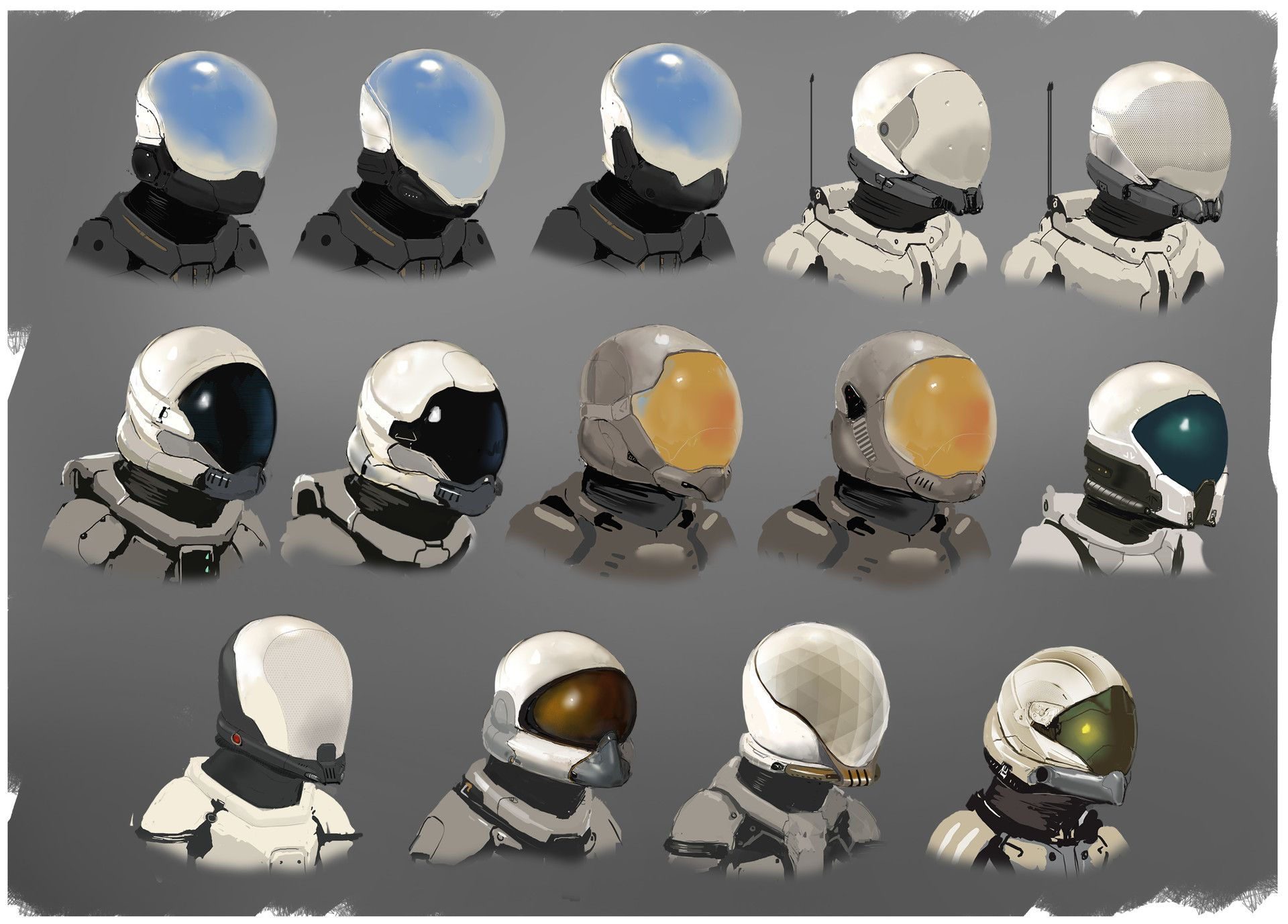Wallpaper #2BGgM5MBXrlMTfB5u0qk161 Artstation Astronaut Helmets and Suits Anton Amstad Astronaut