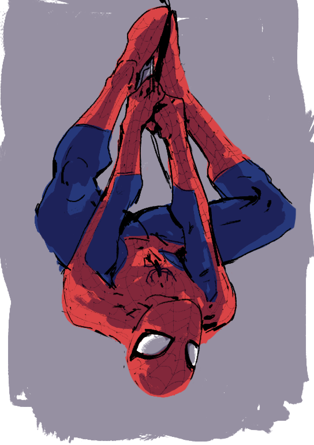 Wallpaper #nDNJM5MBcgDP3FvJg6rW64 Have Some Upside Down Spidey Spiderman Poses Spiderman Comic