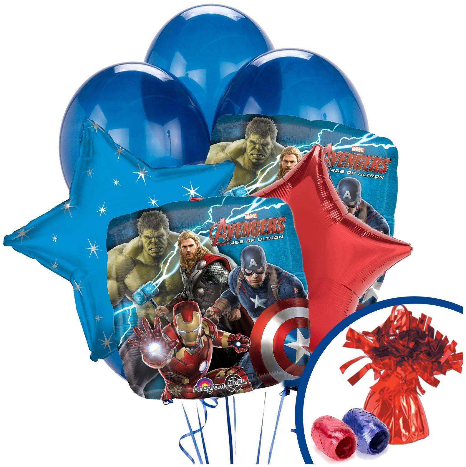 Wallpaper #B57AA Orbz Foil Balloon Avengers