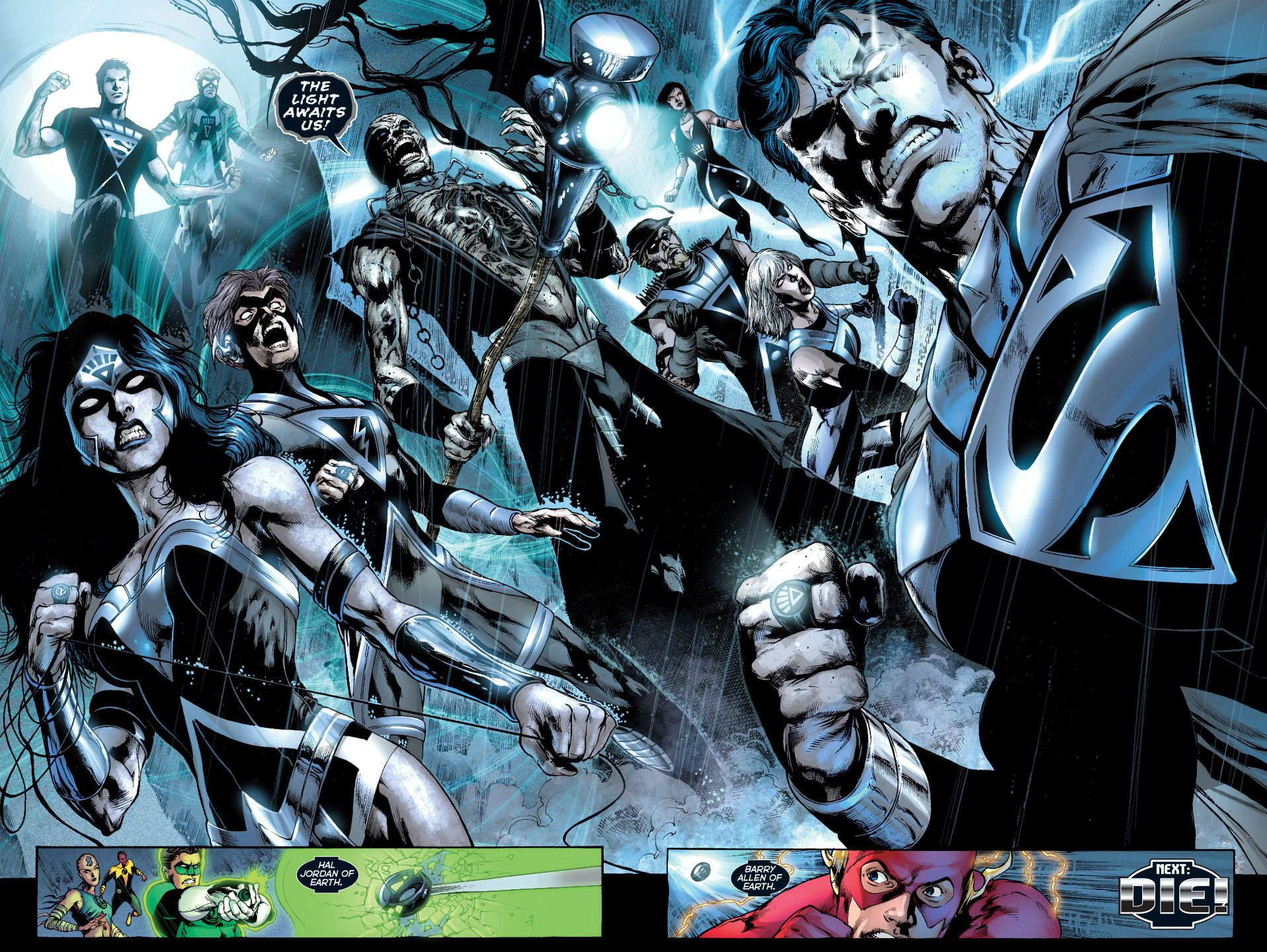 Wallpaper #_RlLHo8BtGB6xQ78eHin36 Black Lantern Batman Turns Everyone into a Black Lantern Comic Book