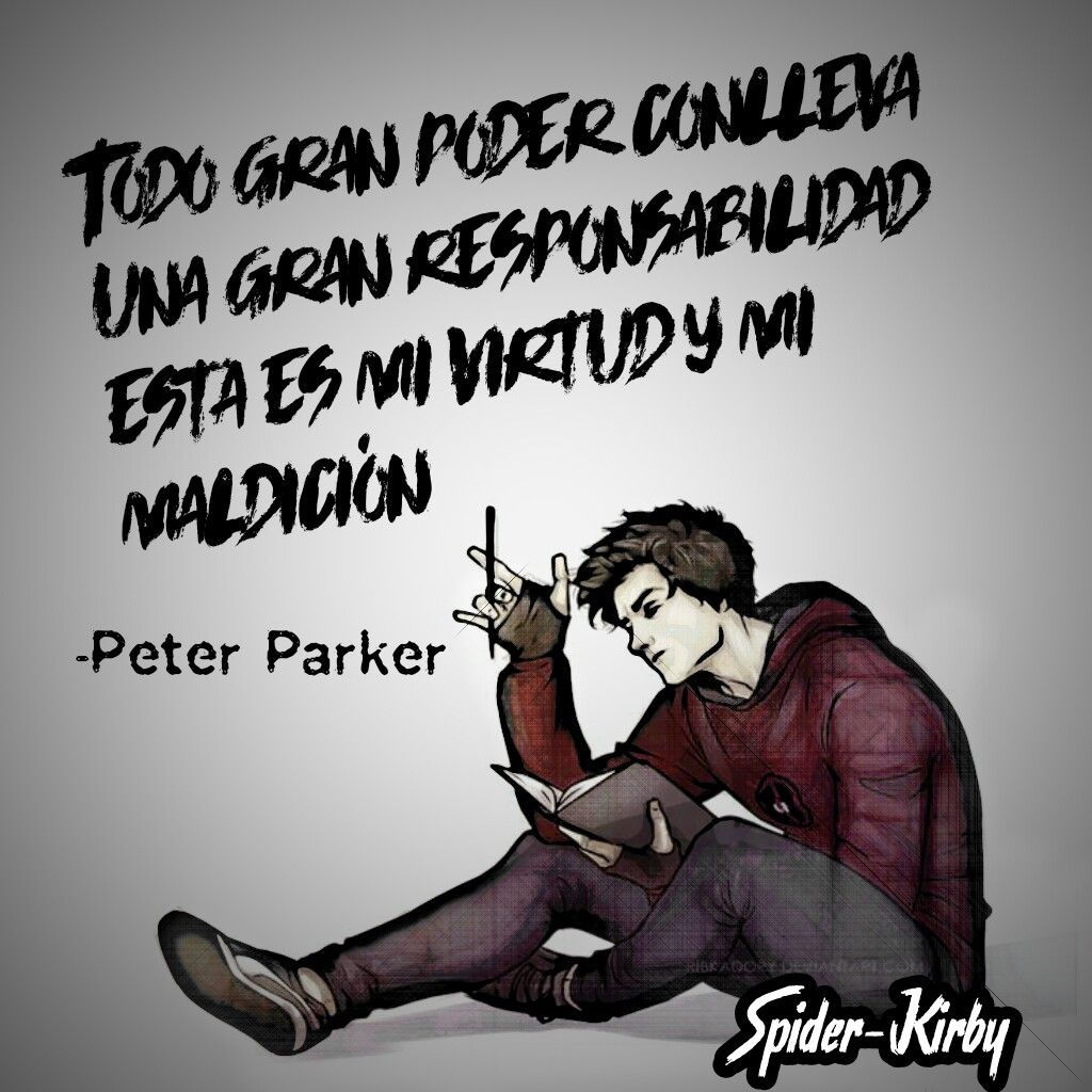 Wallpaper #W2c4_JIBSpphPi3-KZeF68 Spider Kirby Frases Spider Man Peter Parker Kirby Spiderman