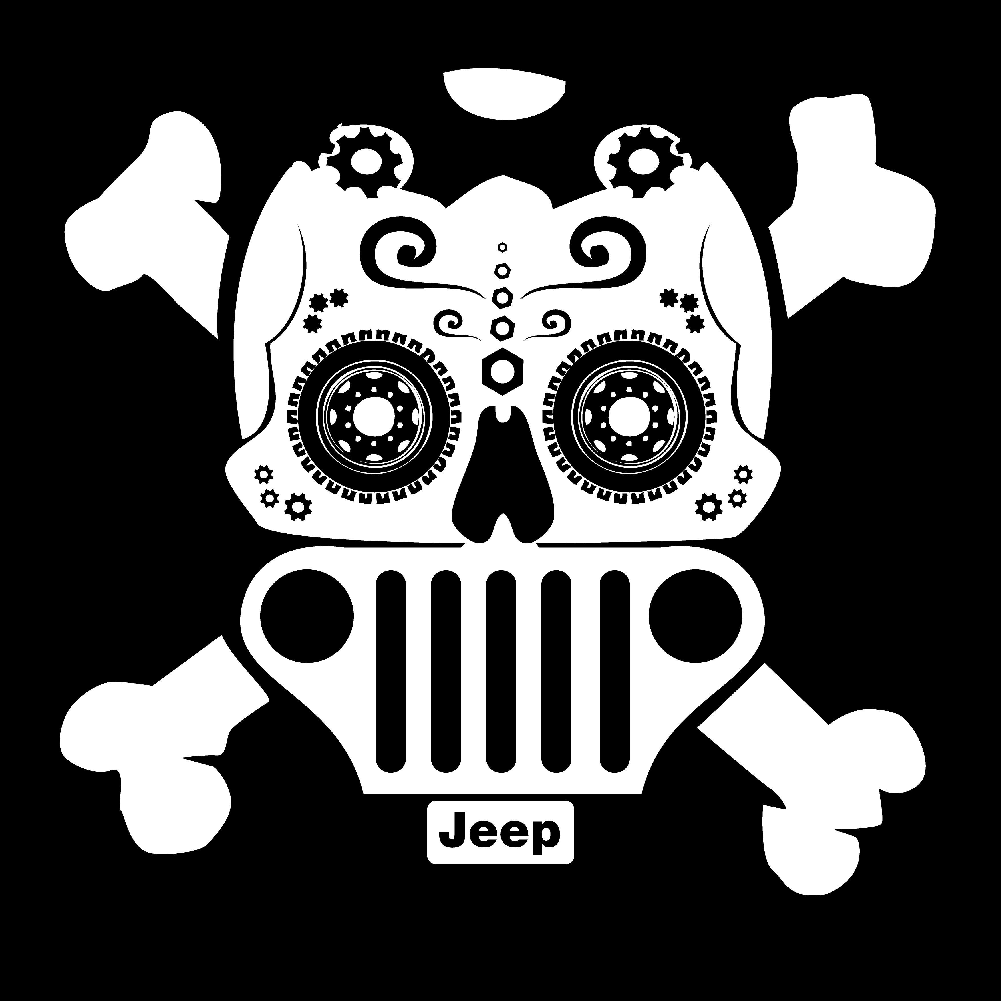 Wallpaper #uxnyO48BtGB6xQ78DbJj23 Jeep Themed Sugar Skull Jeep Stickers Jeep Decals Jeep Vinyl Decals