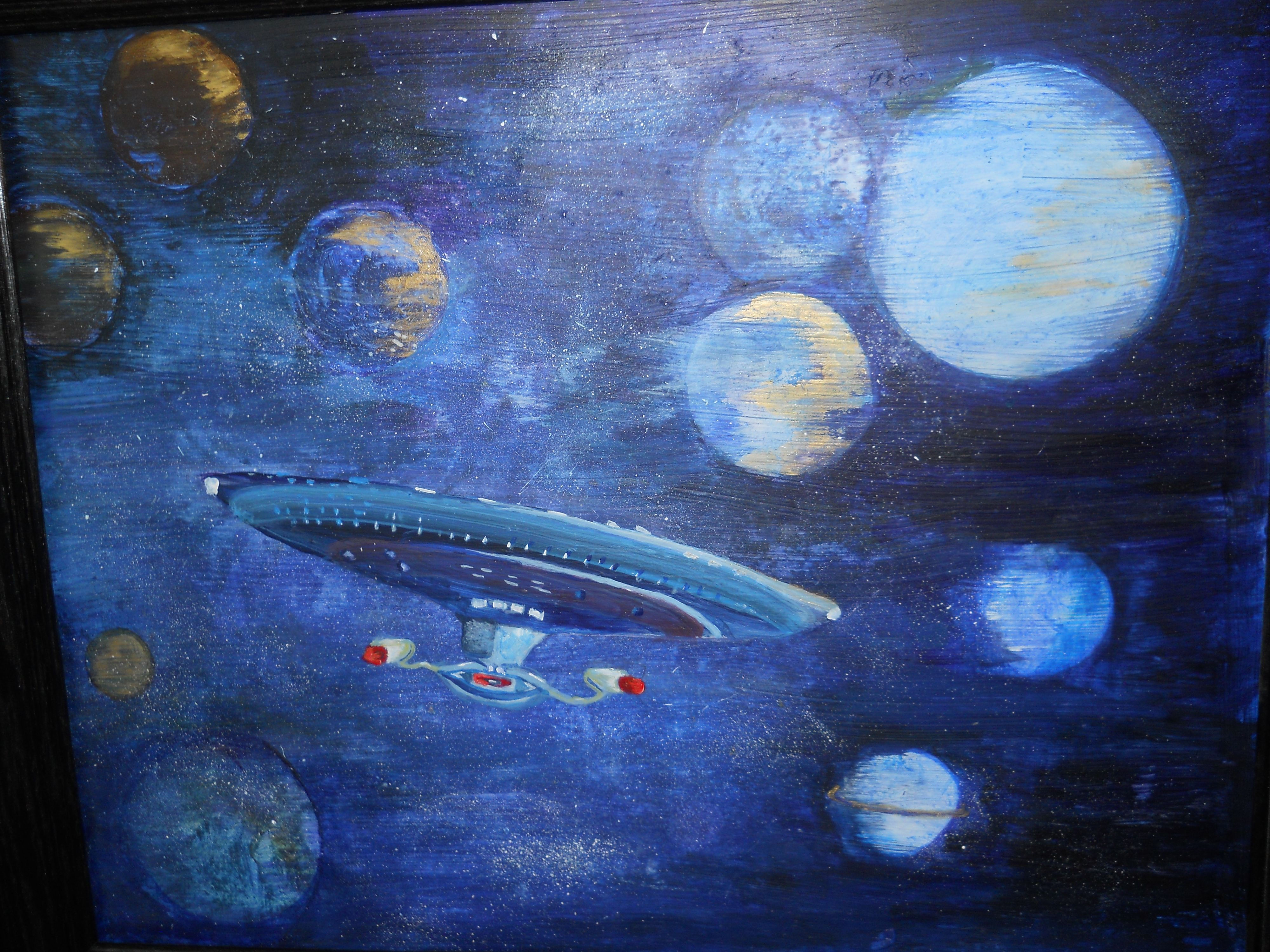 Wallpaper #PV7nMpMBborbLbczbmCQ183 Outer Space in Acrylic Painting Art Outer Space