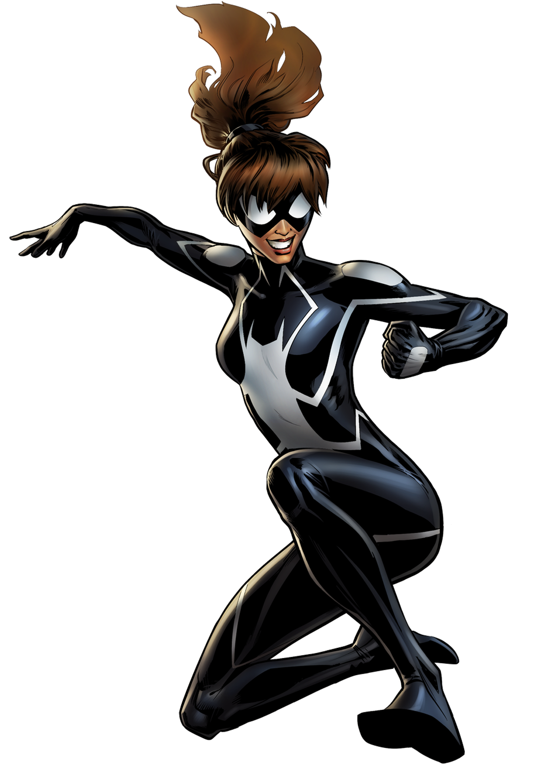 Wallpaper #PfS1OZMBKFX8bn3ru3dx194 Arana Black Suit Avengers Alliance Spider Girl Marvel Avengers