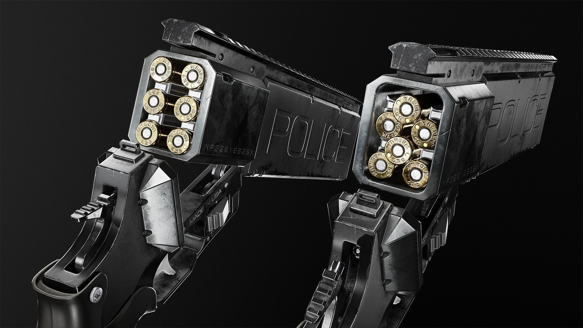 Wallpaper #fmeh-pIBSpphPi3-95Fq107 Cyberpunk Revolver Concept Art